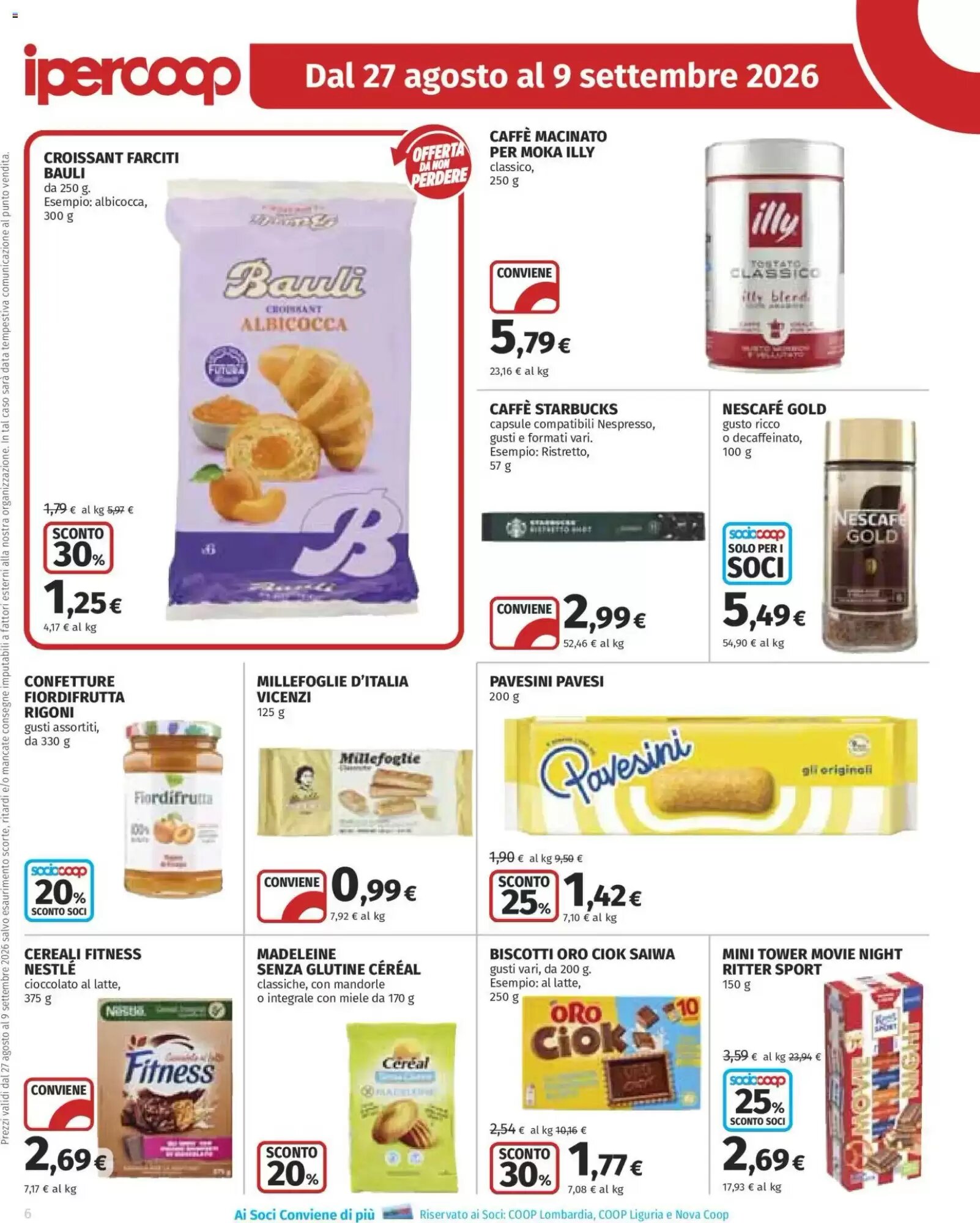Volantino promozionale Ipercoop  valide dal 27/08/2026 - Pagina 6.