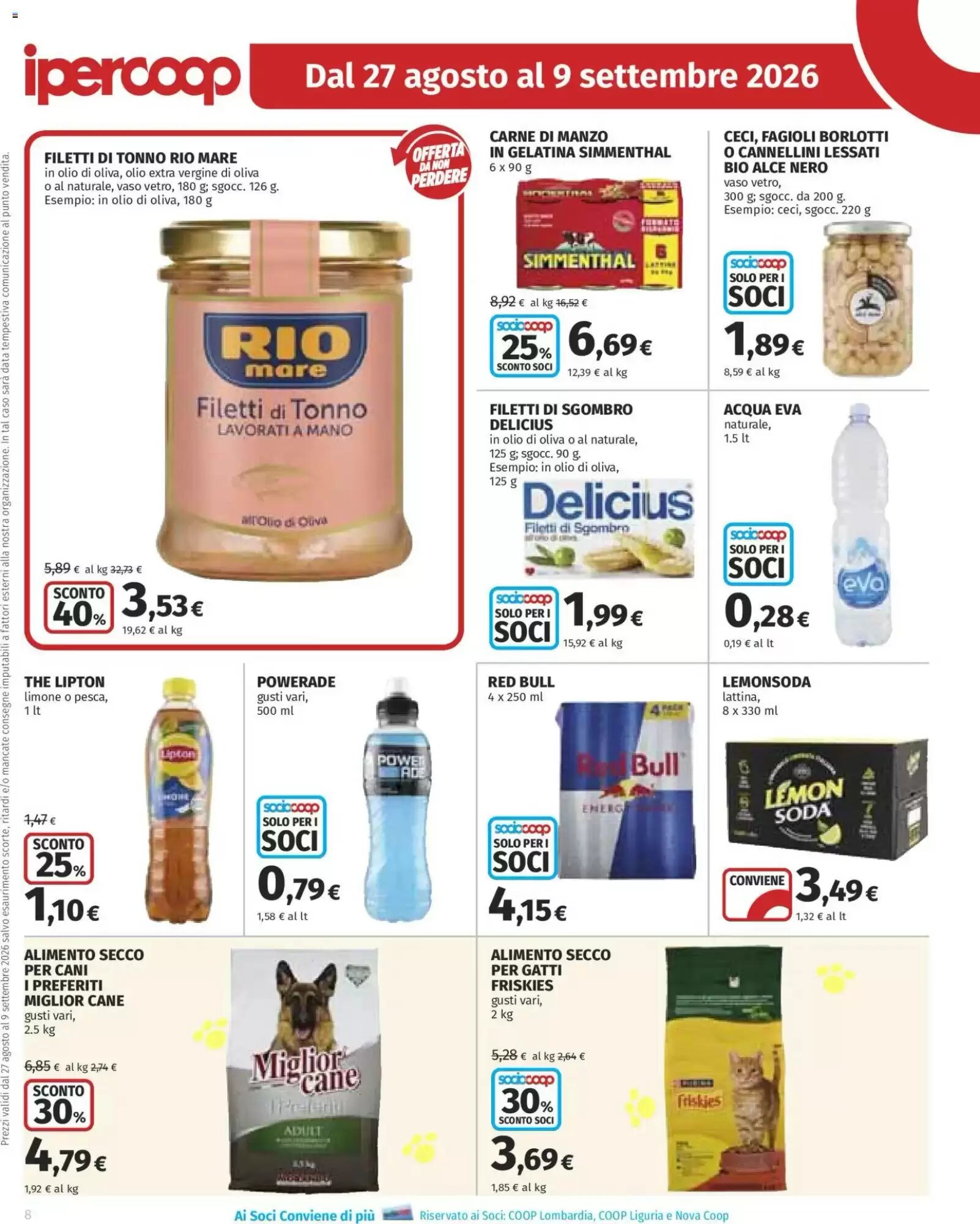 Volantino promozionale Ipercoop  valide dal 27/08/2026 - Pagina 8.