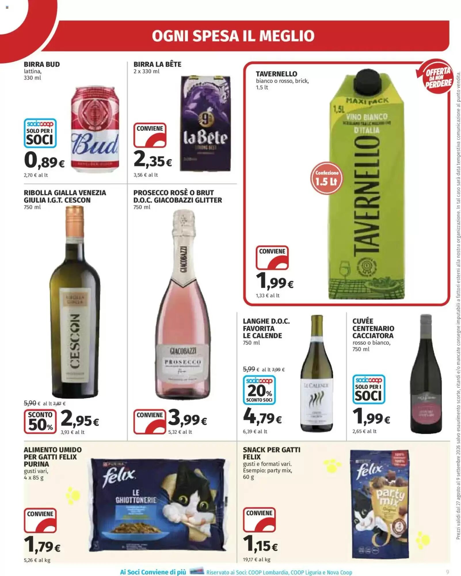 Volantino promozionale Ipercoop  valide dal 27/08/2026 - Pagina 9.