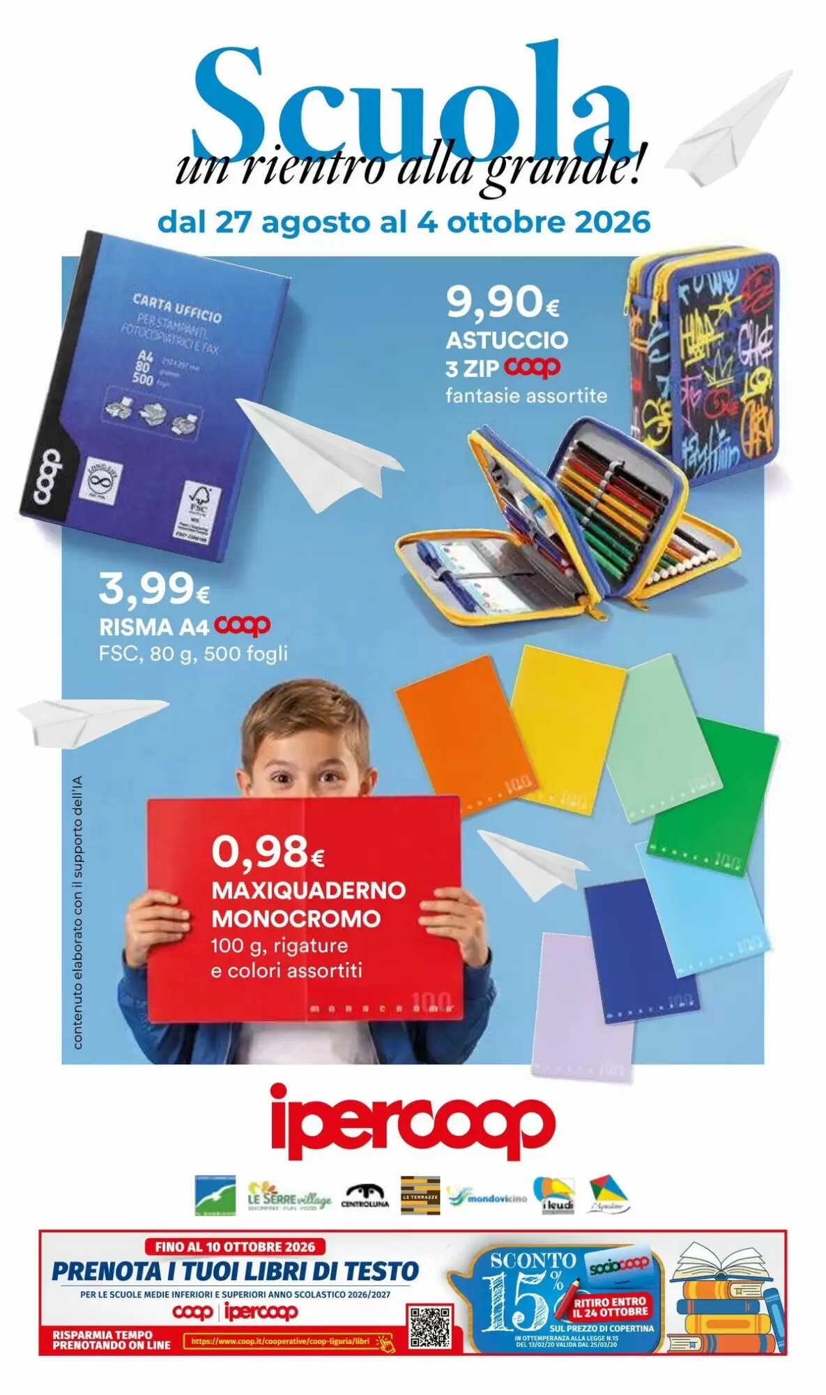 Volantino promozionale Ipercoop  valide dal 27/08/2026 - Pagina 1.