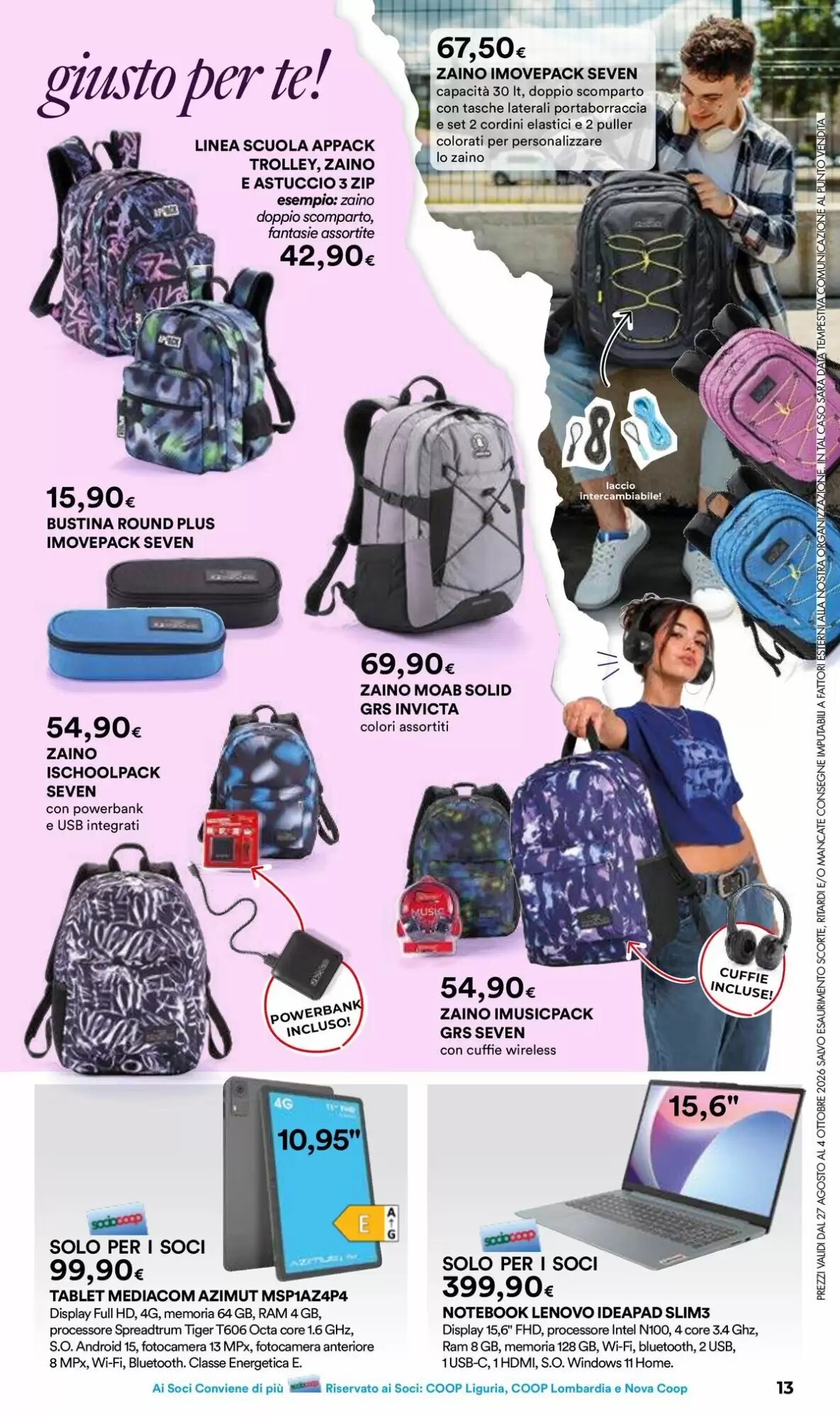Volantino promozionale Ipercoop  valide dal 27/08/2026 - Pagina 13.