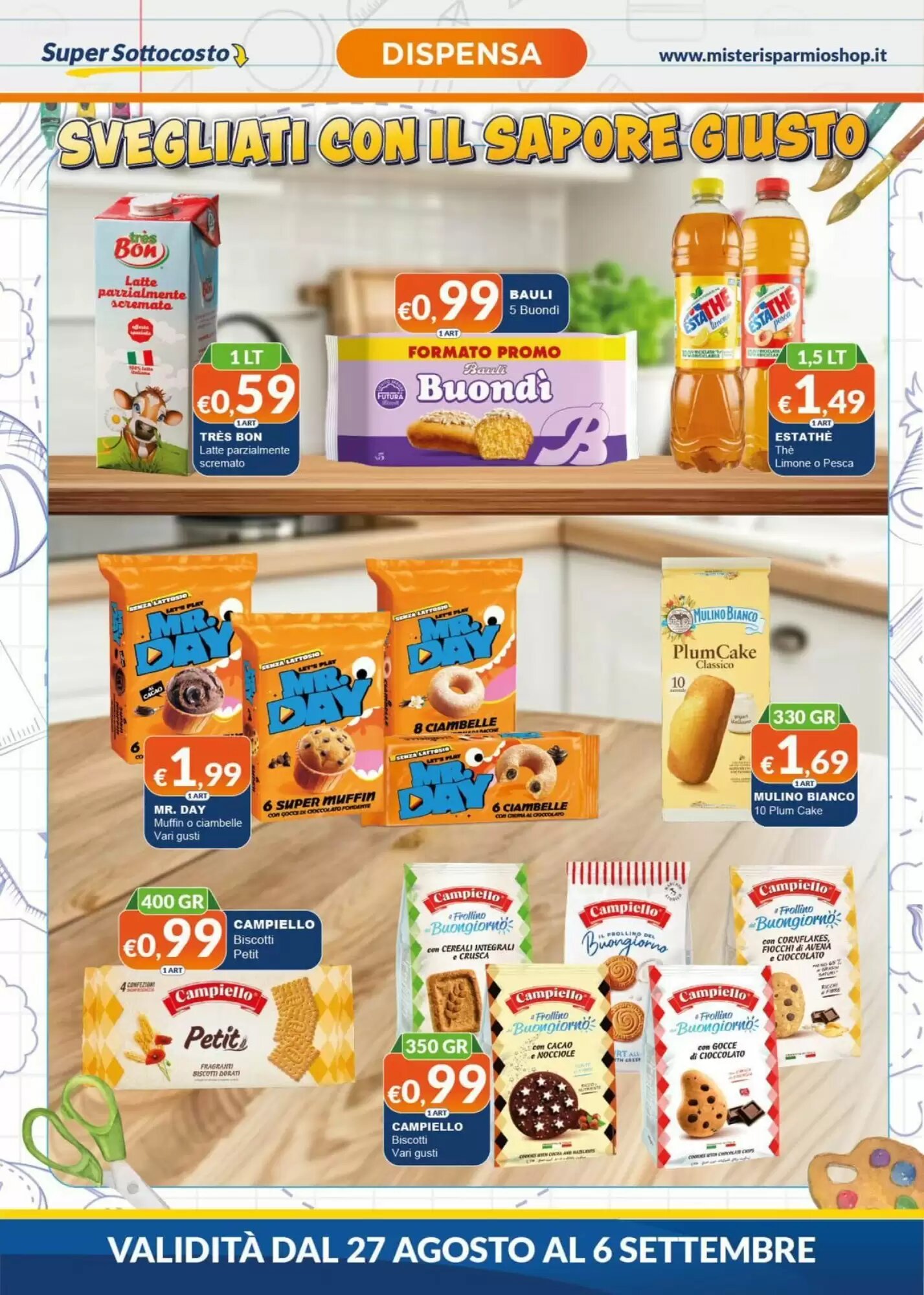 Volantino promozionale Mister Risparmio  valide dal 27/08/2026 - Pagina 2.