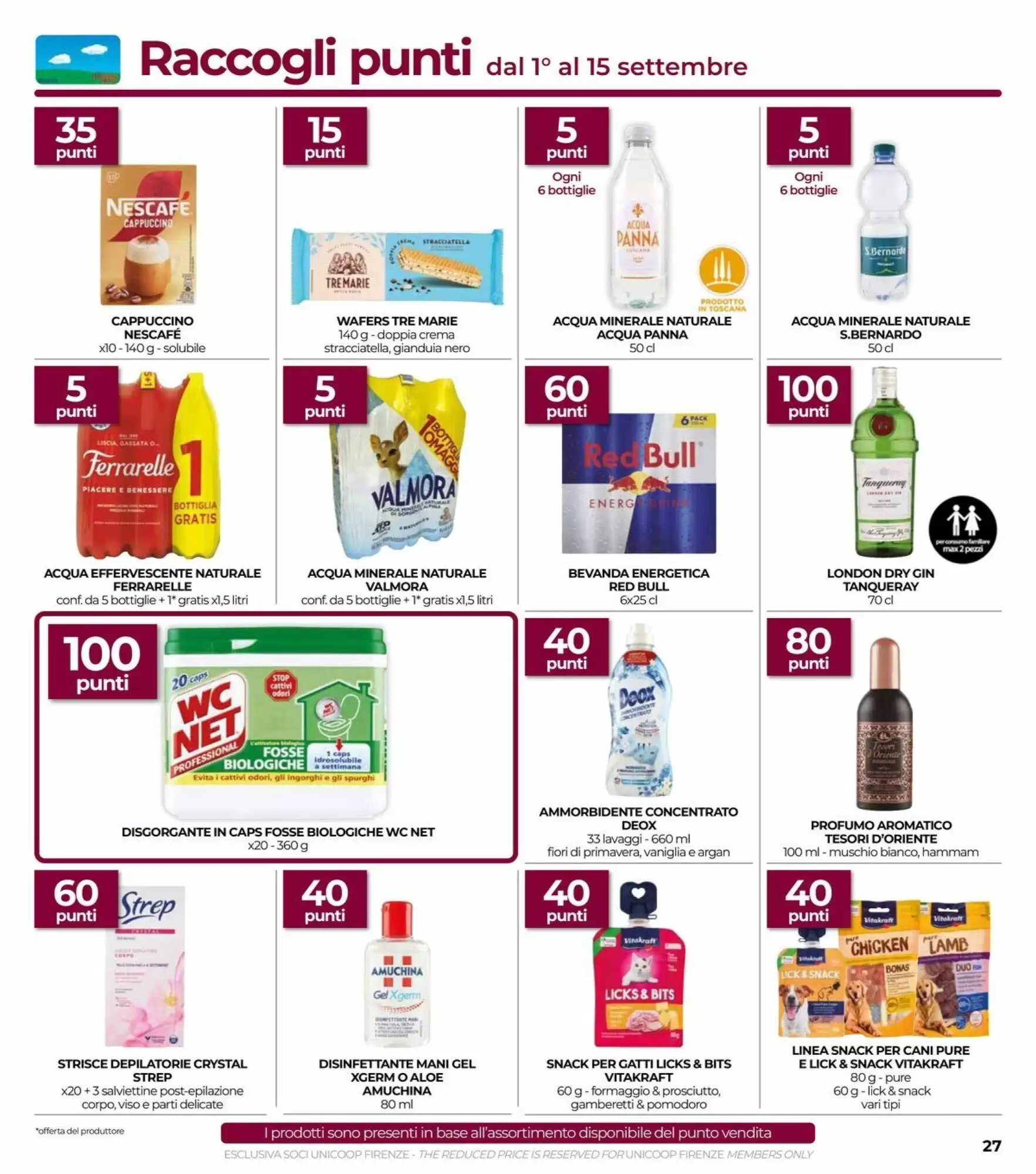 Volantino promozionale Coop  valide dal 27/08/2026 - Pagina 27.