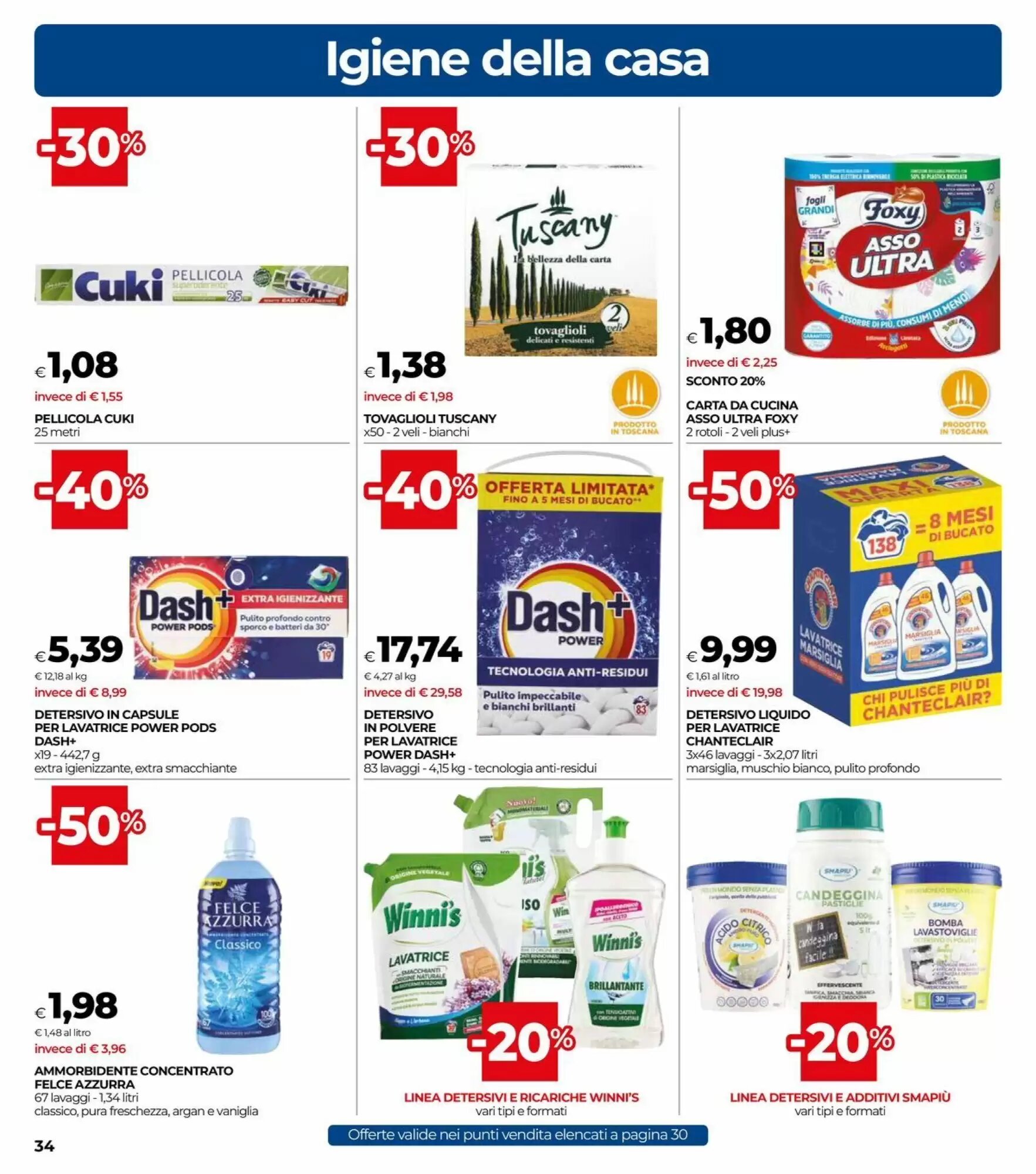 Volantino promozionale Coop  valide dal 27/08/2026 - Pagina 34.