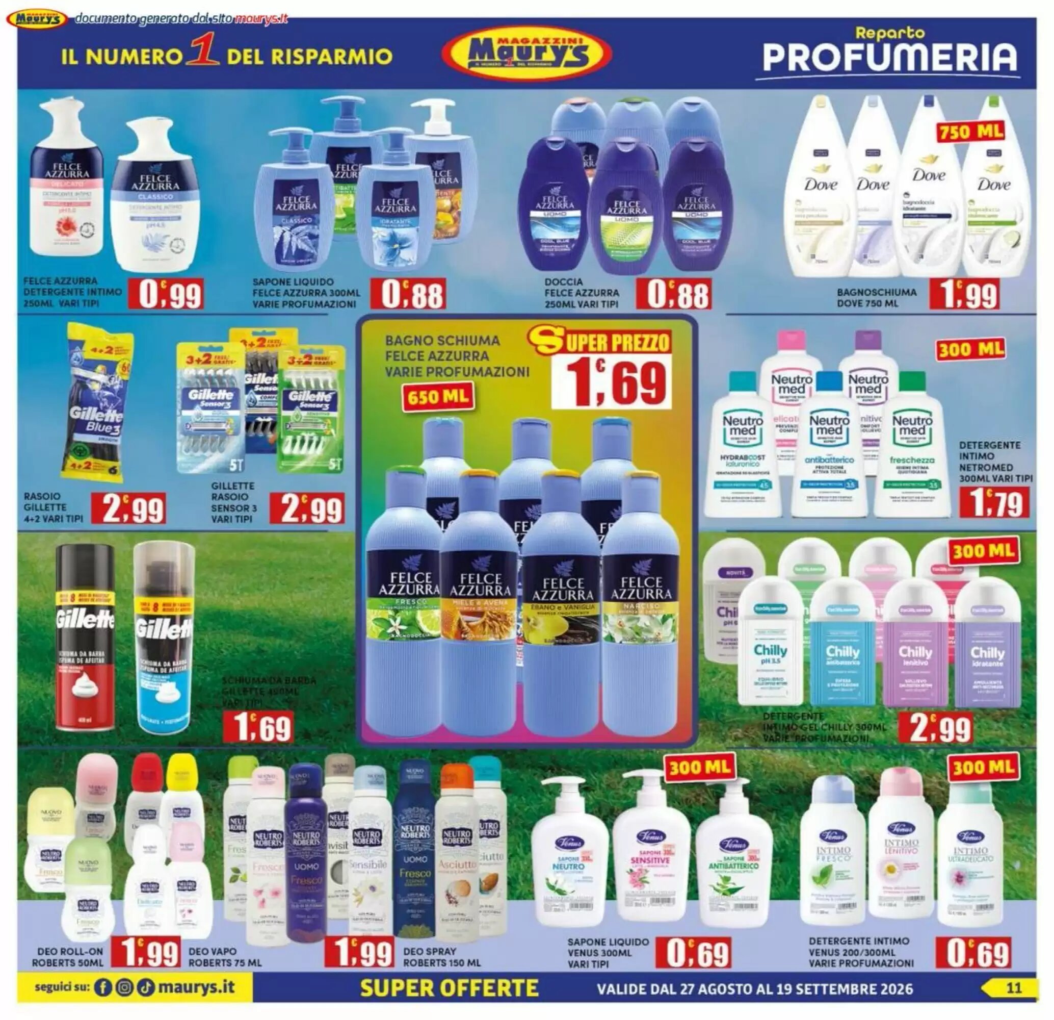 Volantino promozionale Maury's  valide dal 27/08/2026 - Pagina 11.