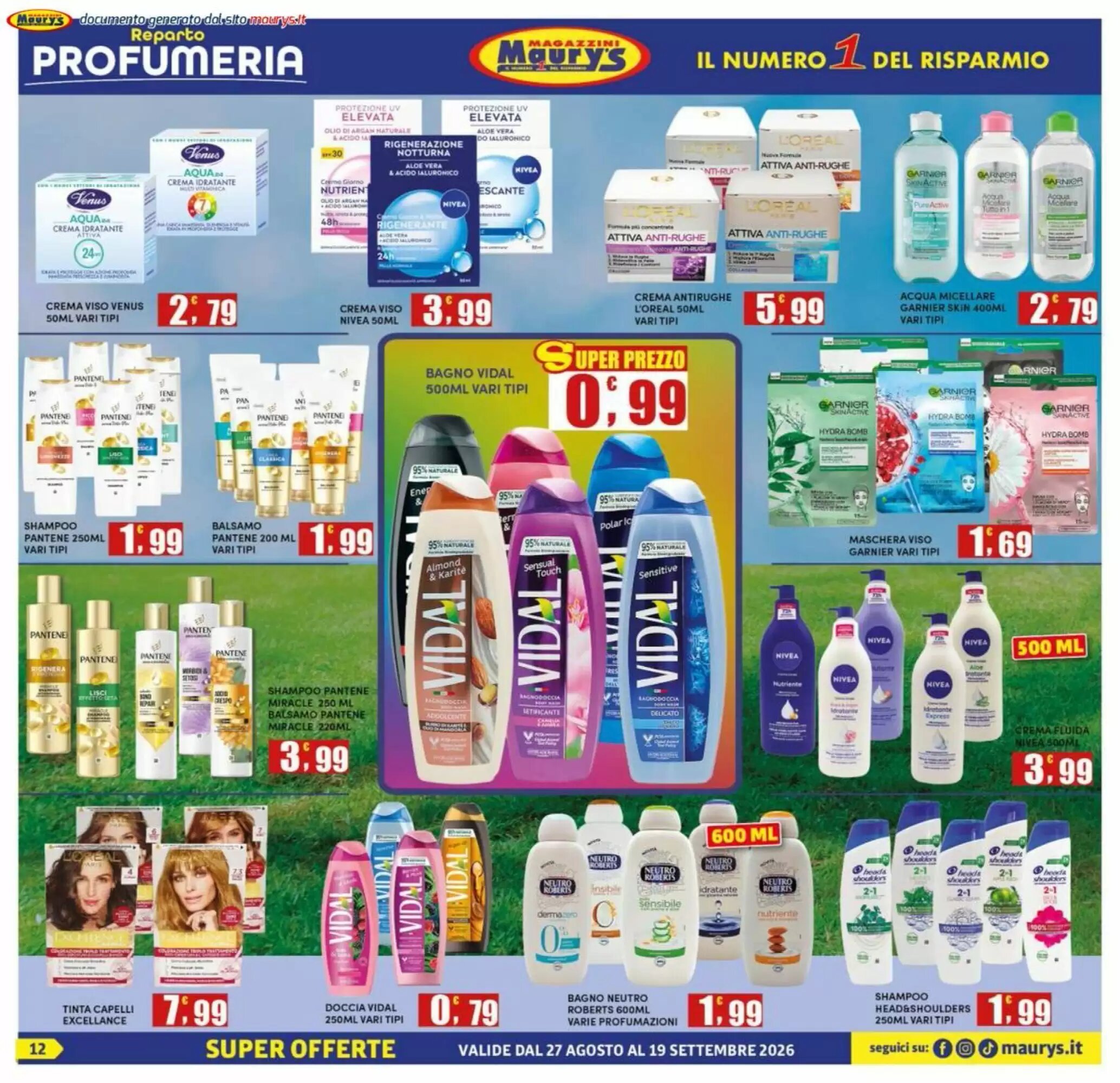 Volantino promozionale Maury's  valide dal 27/08/2026 - Pagina 12.