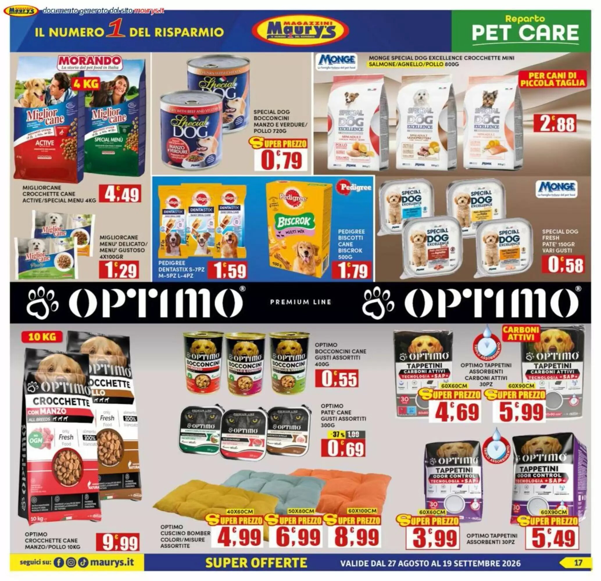 Volantino promozionale Maury's  valide dal 27/08/2026 - Pagina 17.