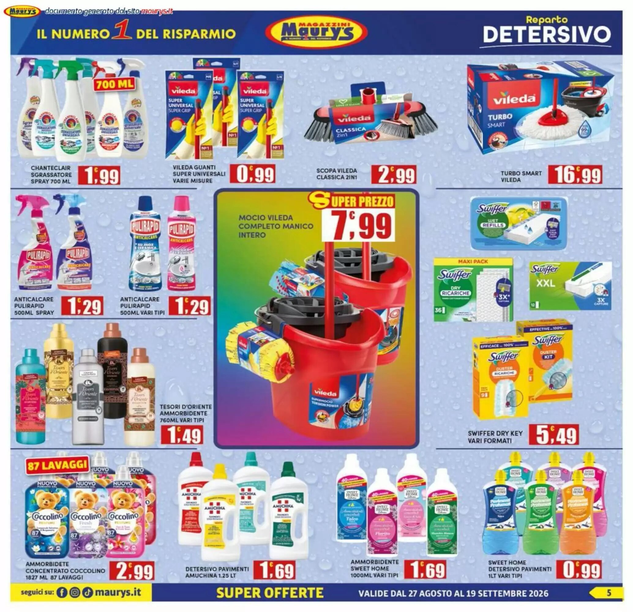 Volantino promozionale Maury's  valide dal 27/08/2026 - Pagina 5.