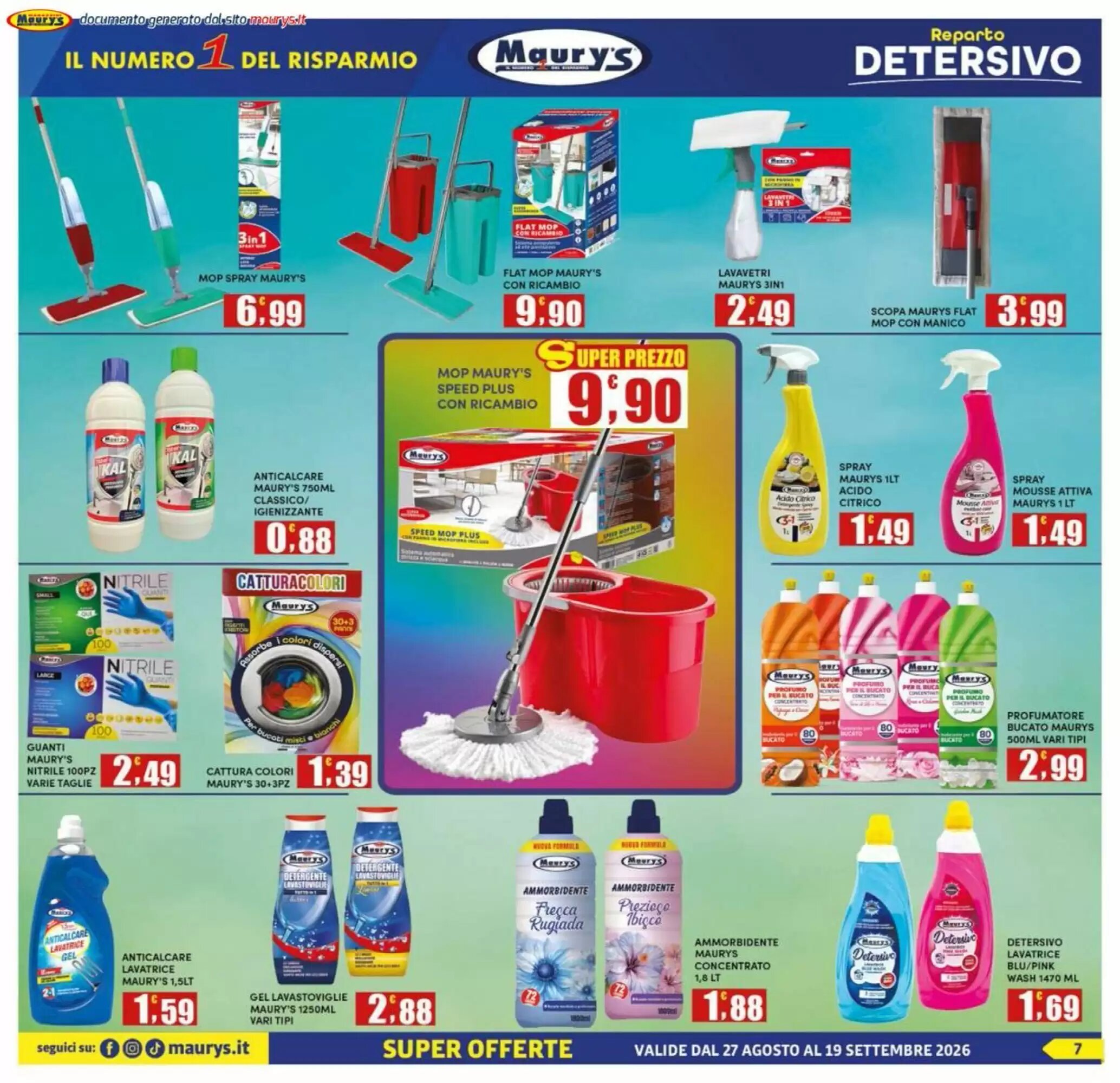 Volantino promozionale Maury's  valide dal 27/08/2026 - Pagina 7.