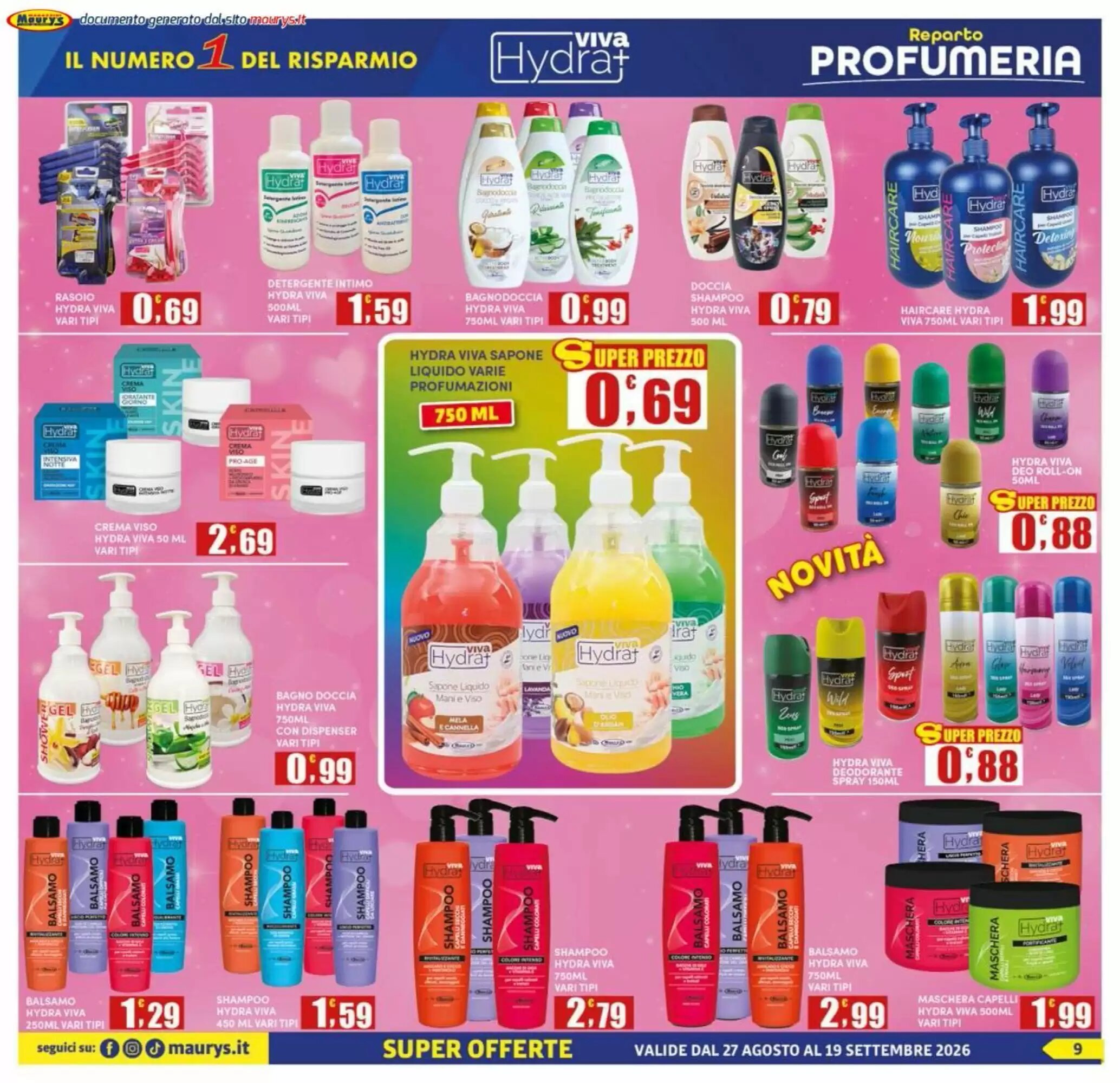 Volantino promozionale Maury's  valide dal 27/08/2026 - Pagina 9.