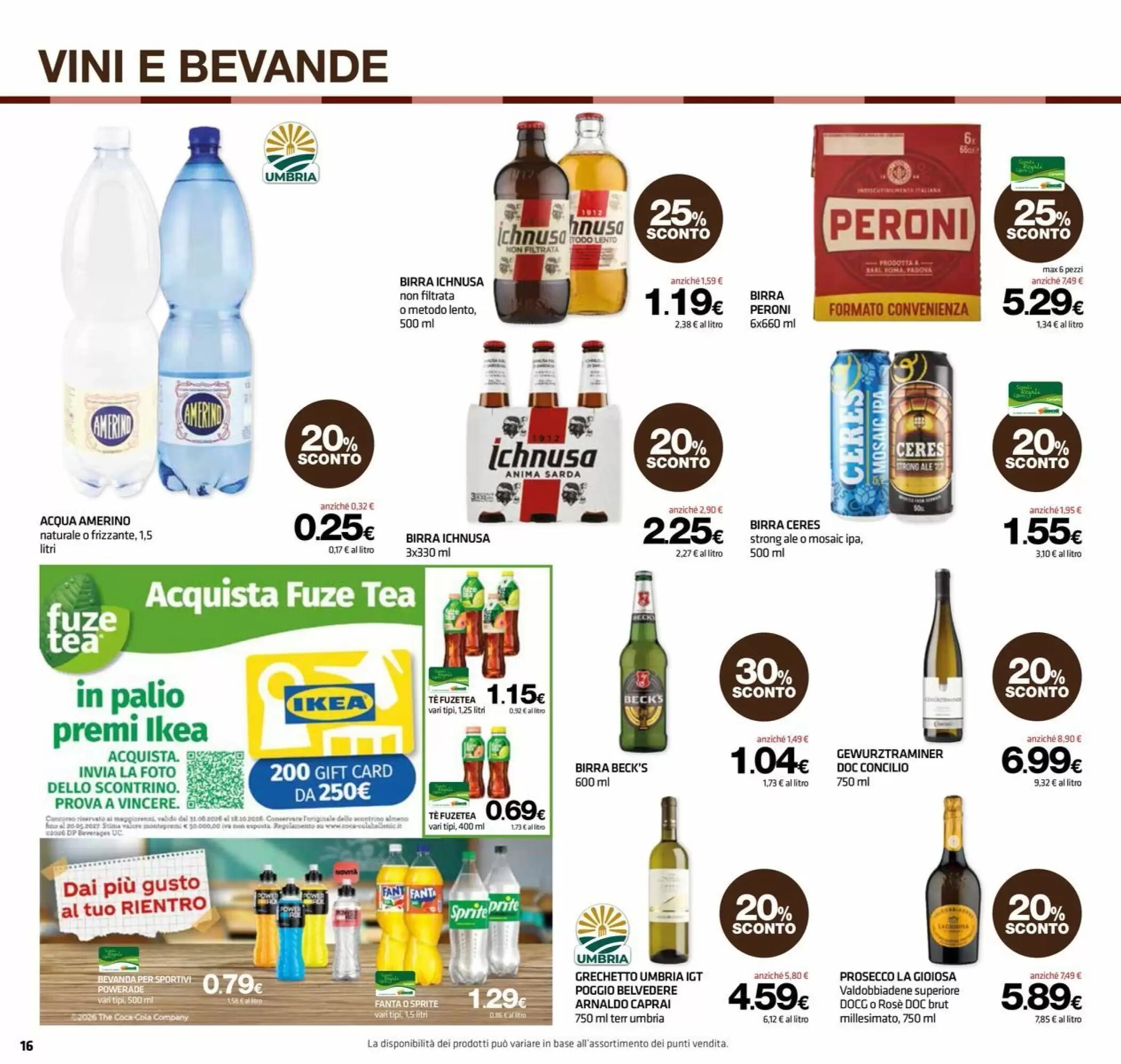Volantino promozionale Superconti  valide dal 27/08/2026 - Pagina 16.