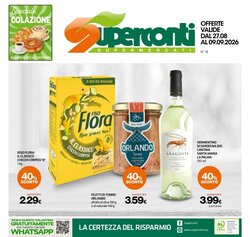 Volantino promozionale Superconti  valide dal 27/08/2026
