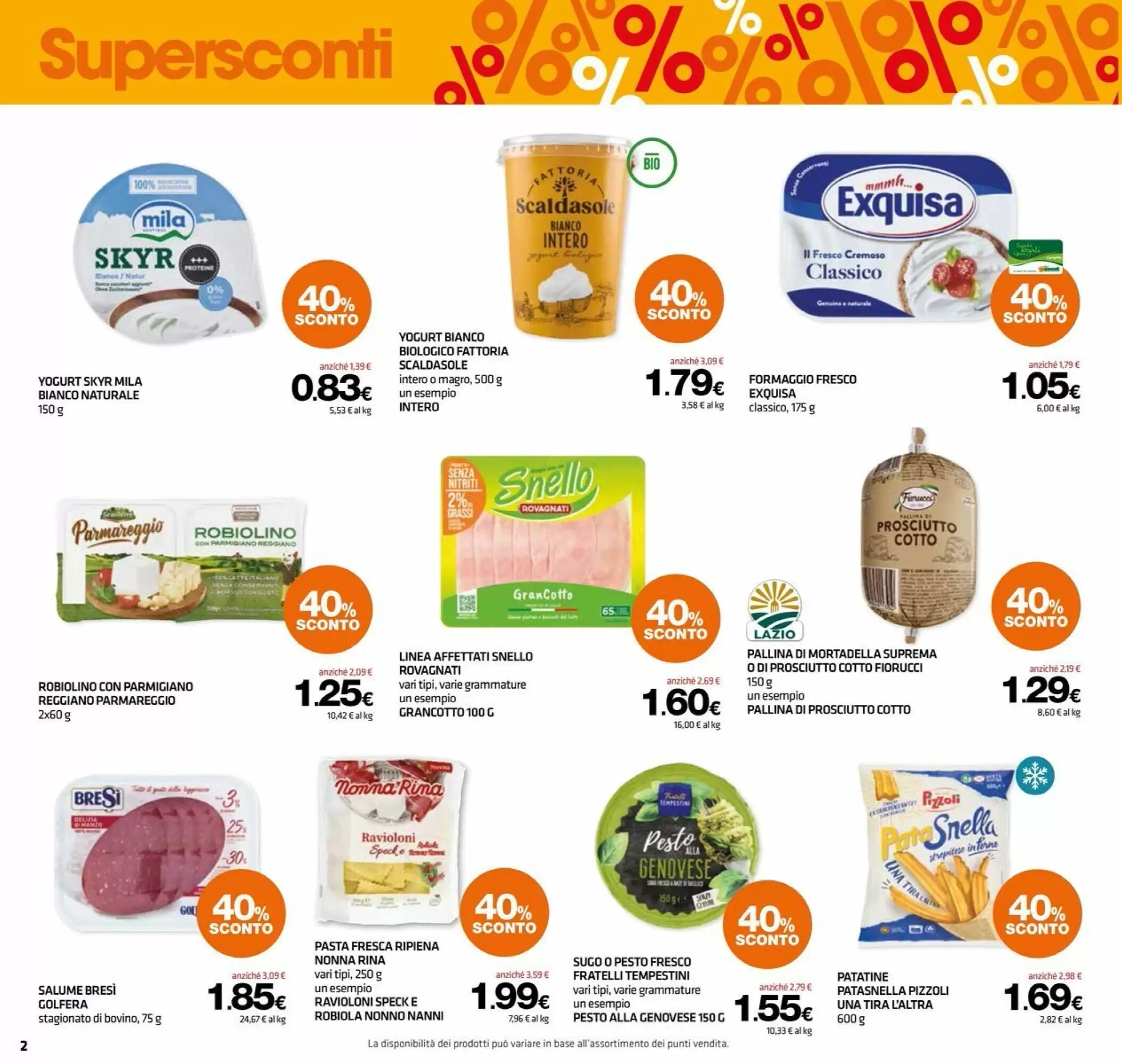 Volantino promozionale Superconti  valide dal 27/08/2026 - Pagina 2.