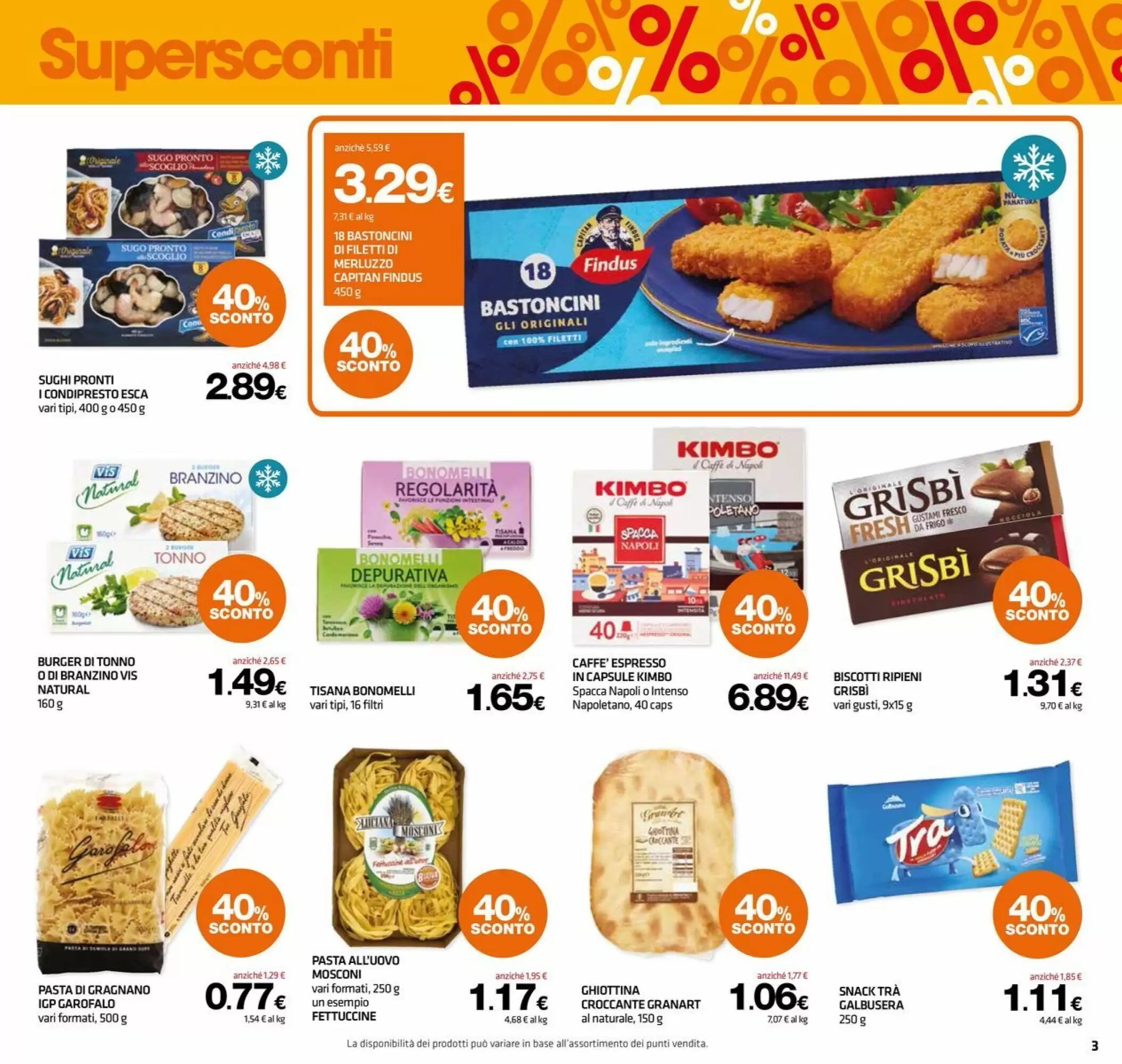 Volantino promozionale Superconti  valide dal 27/08/2026 - Pagina 3.