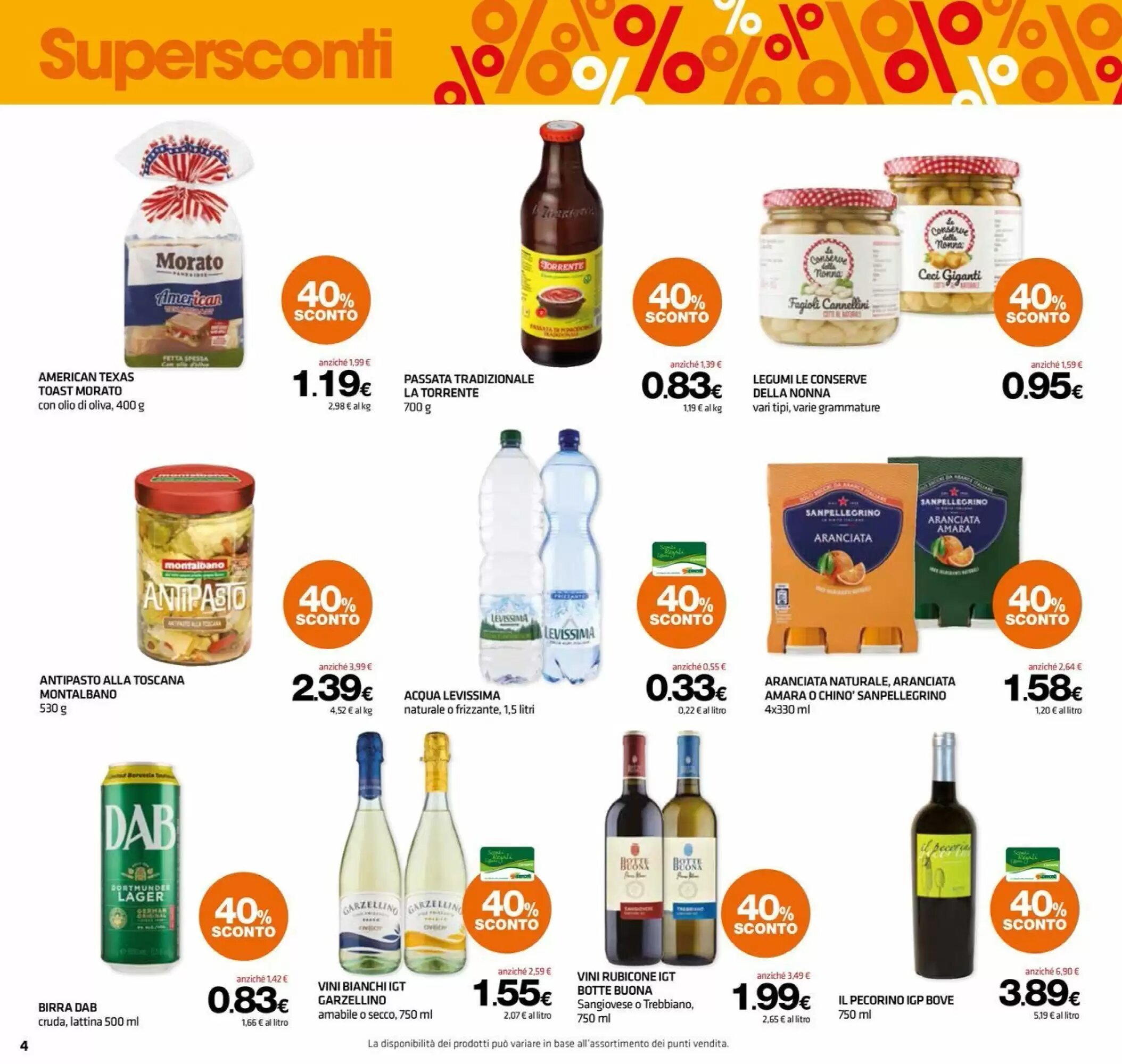 Volantino promozionale Superconti  valide dal 27/08/2026 - Pagina 4.