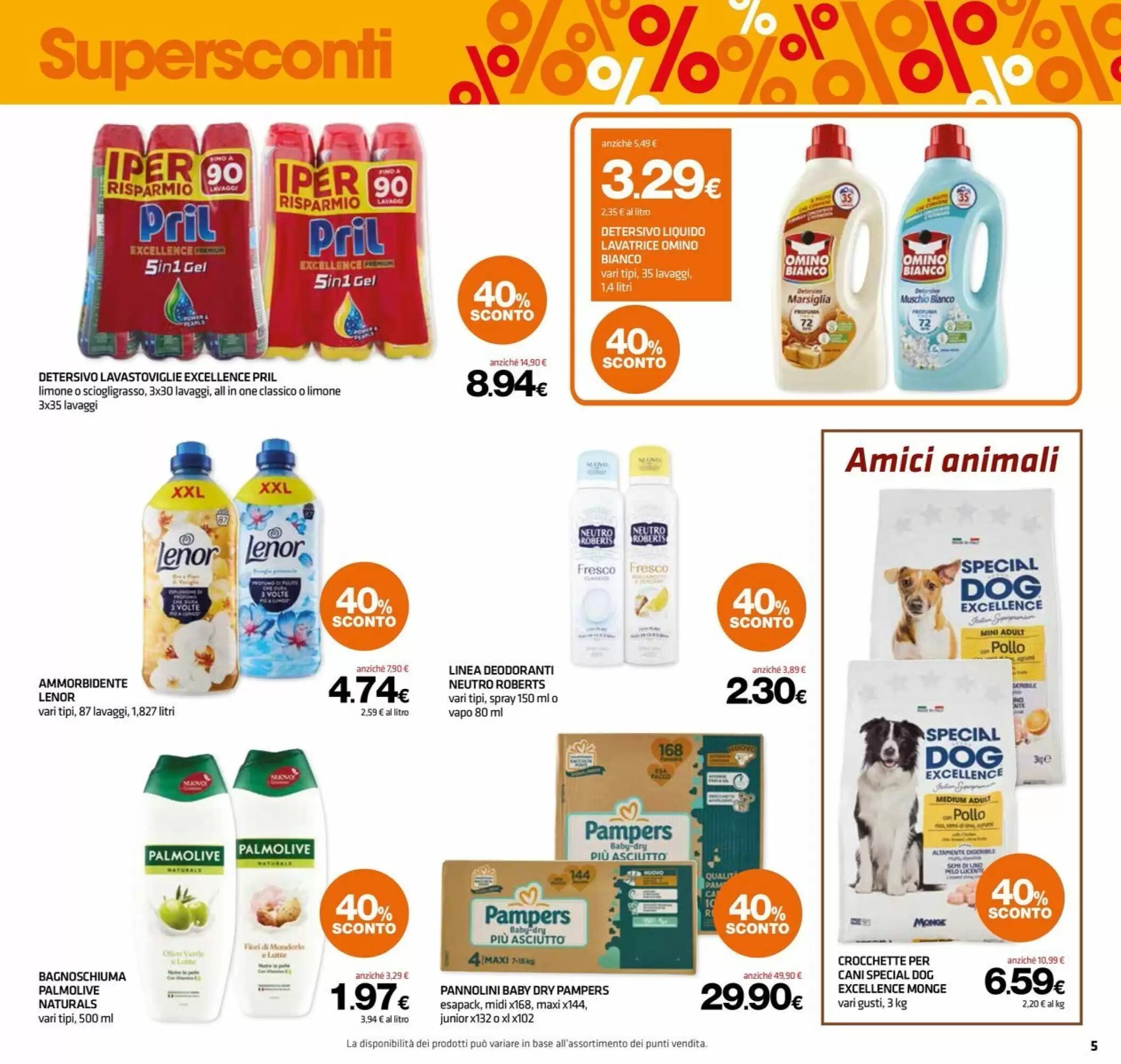 Volantino promozionale Superconti  valide dal 27/08/2026 - Pagina 5.