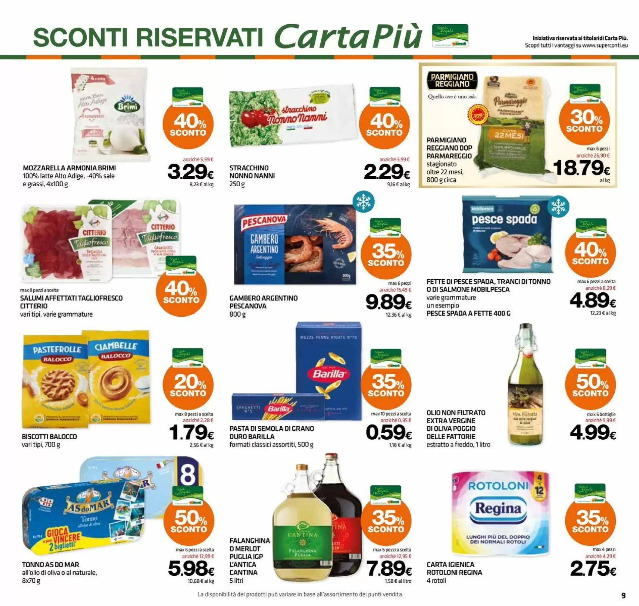 Volantino promozionale Superconti  valide dal 27/08/2026 - Pagina 9.