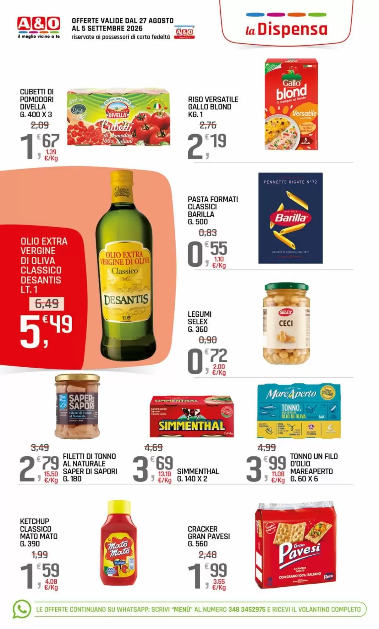 Volantino promozionale A&o  valide dal 27/08/2026 - Pagina 10.