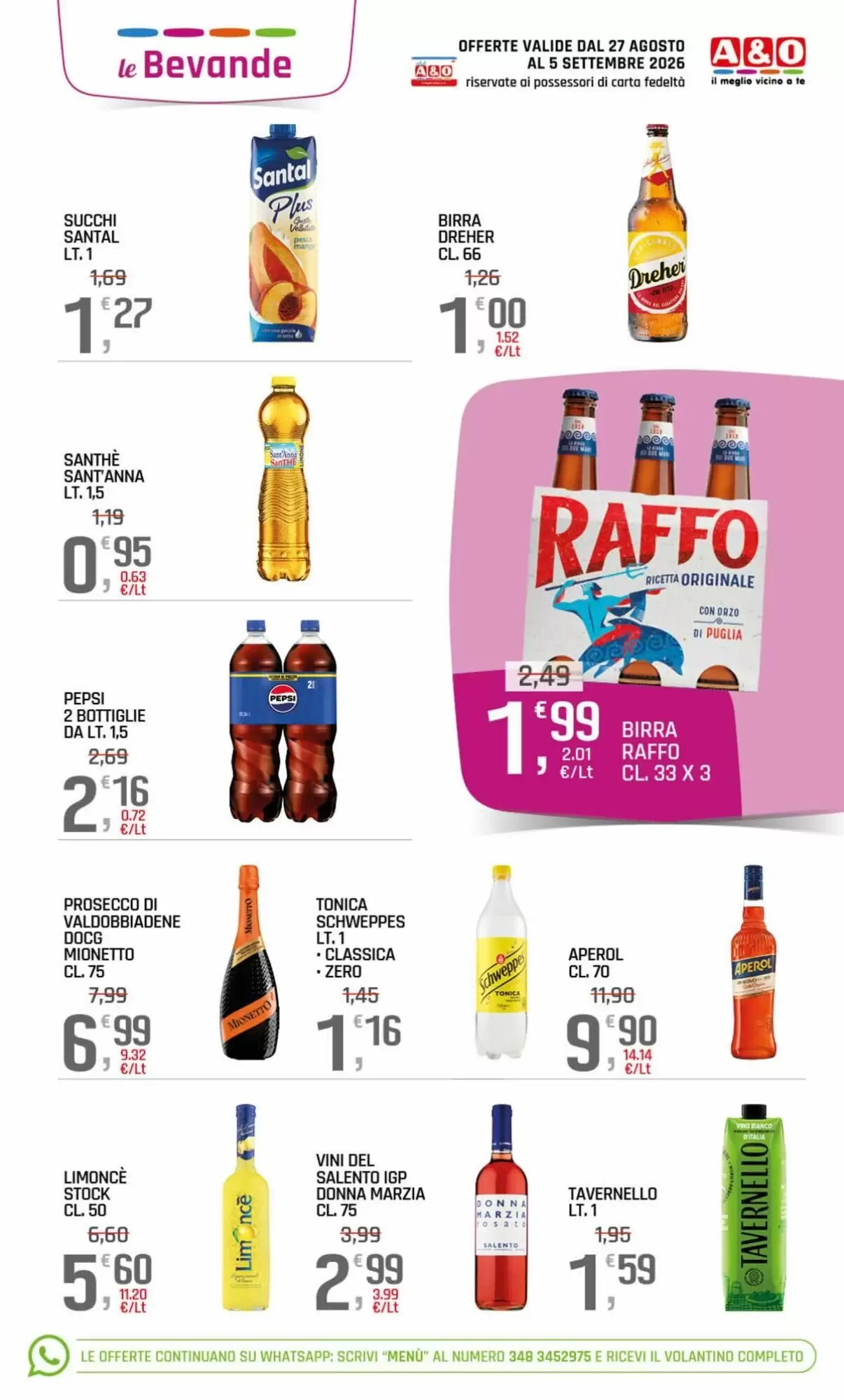 Volantino promozionale A&o  valide dal 27/08/2026 - Pagina 11.