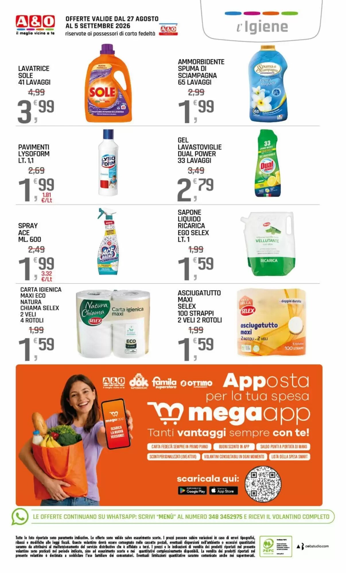 Volantino promozionale A&o  valide dal 27/08/2026 - Pagina 12.