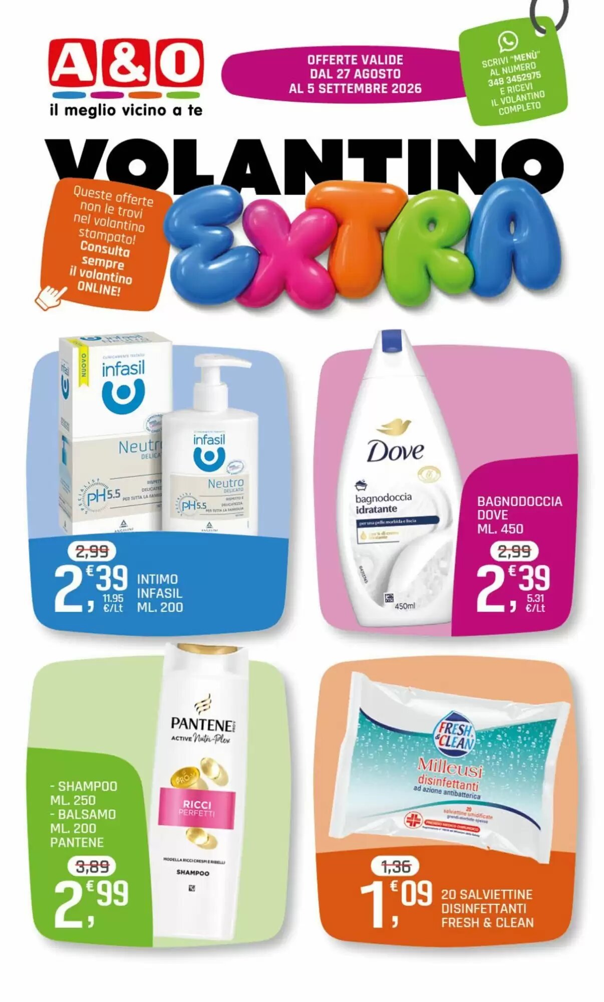 Volantino promozionale A&o  valide dal 27/08/2026 - Pagina 13.