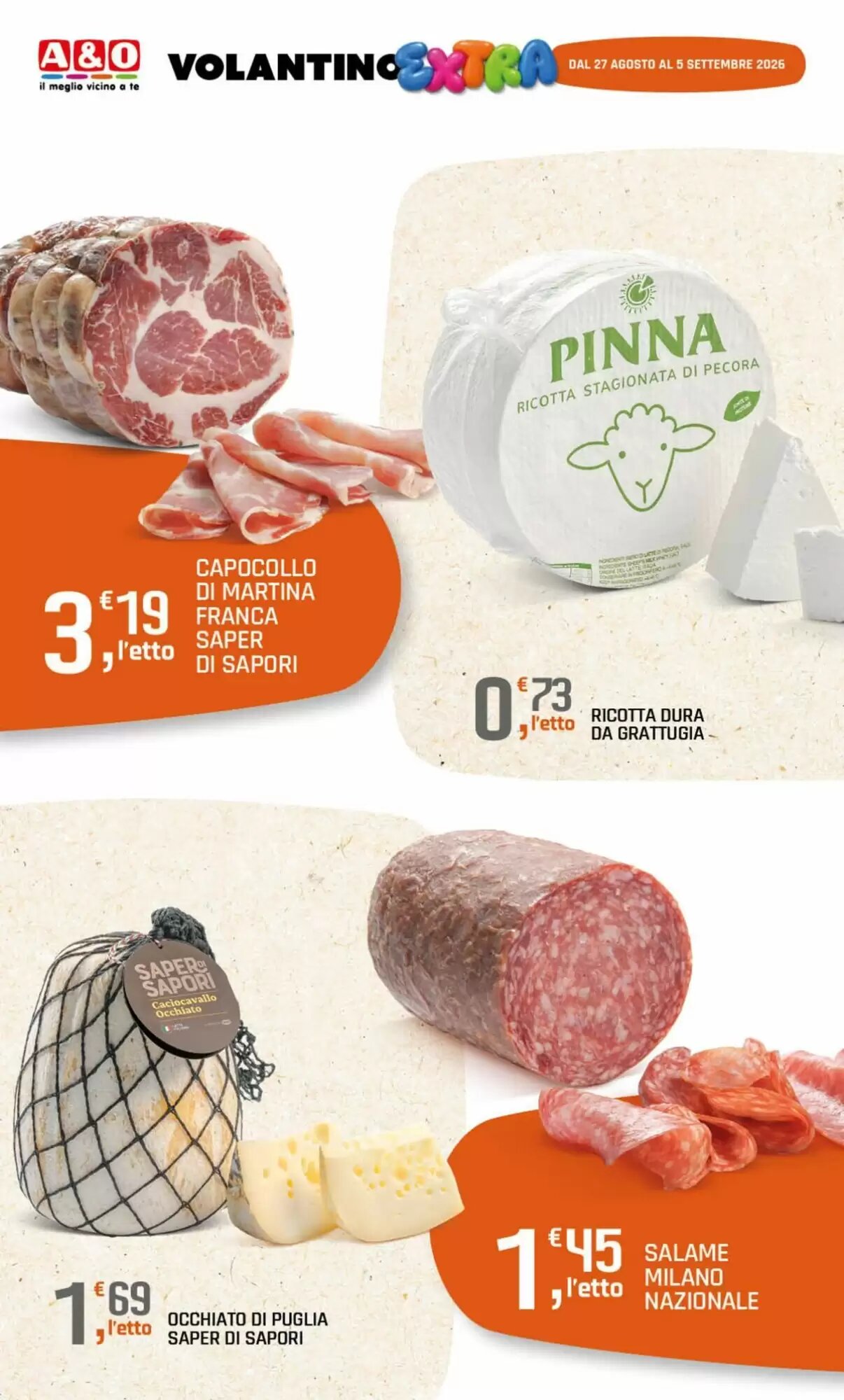 Volantino promozionale A&o  valide dal 27/08/2026 - Pagina 14.