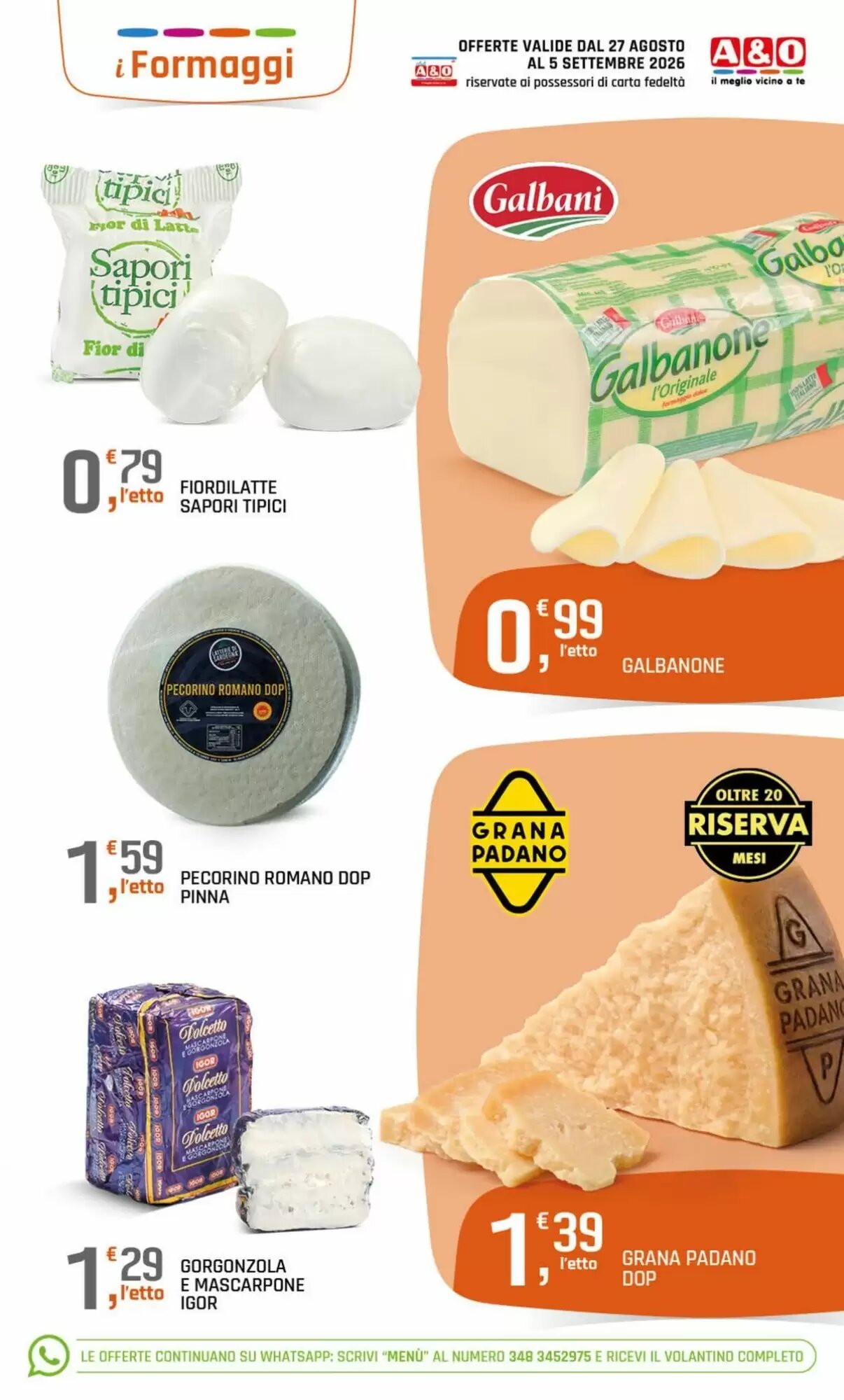 Volantino promozionale A&o  valide dal 27/08/2026 - Pagina 3.