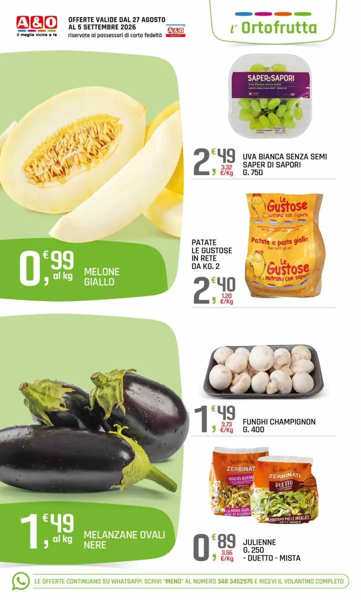 Volantino promozionale A&o  valide dal 27/08/2026 - Pagina 4.