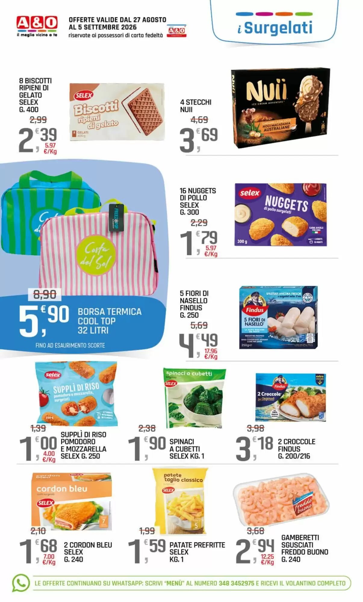 Volantino promozionale A&o  valide dal 27/08/2026 - Pagina 6.