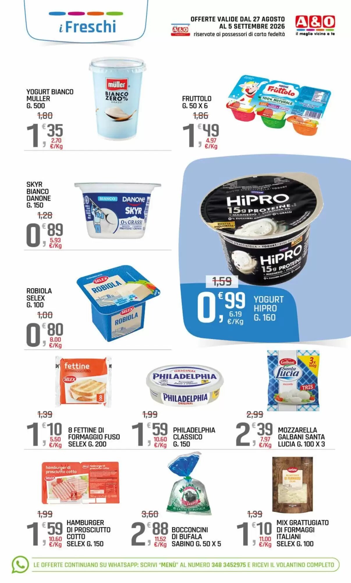 Volantino promozionale A&o  valide dal 27/08/2026 - Pagina 7.