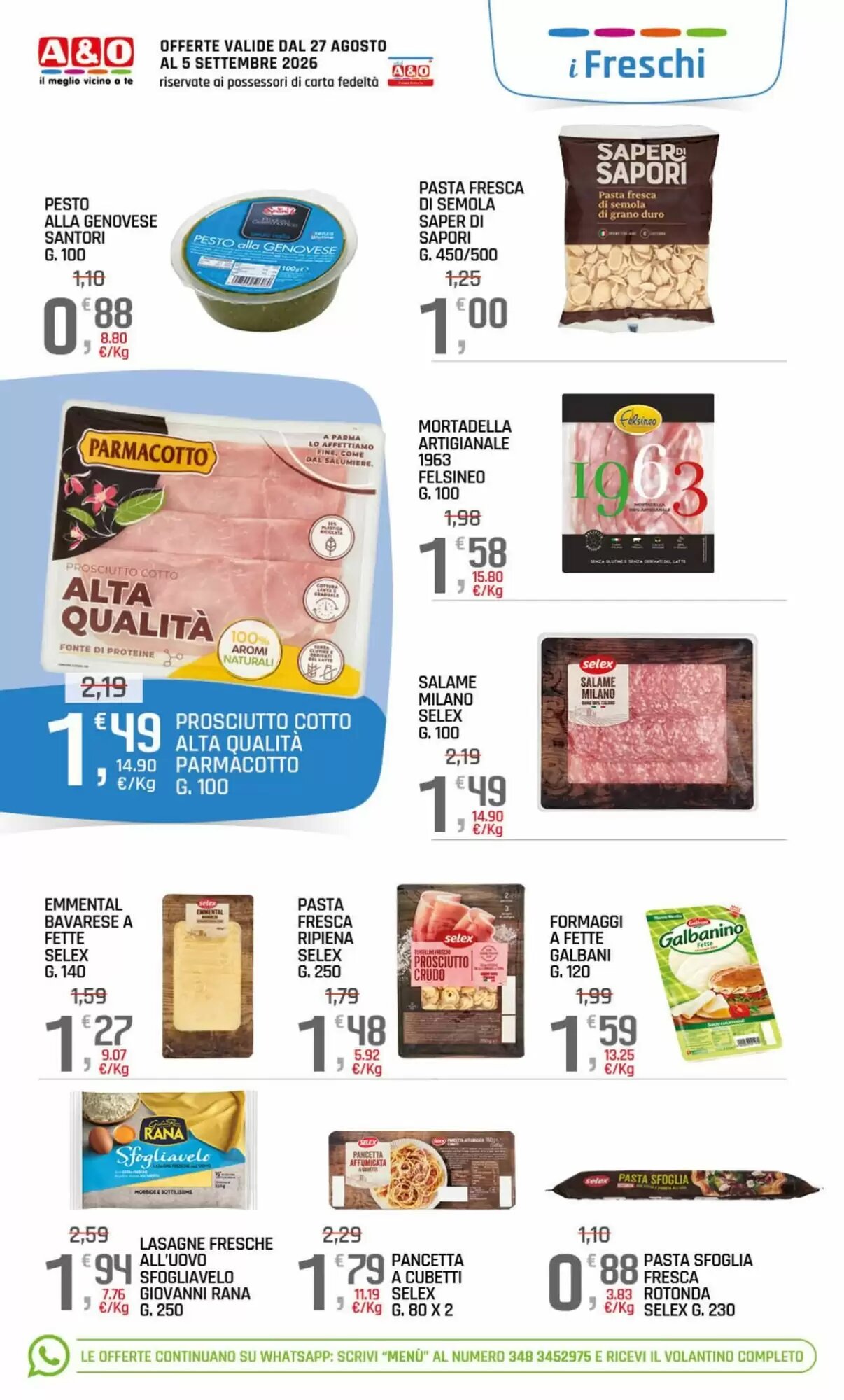Volantino promozionale A&o  valide dal 27/08/2026 - Pagina 8.