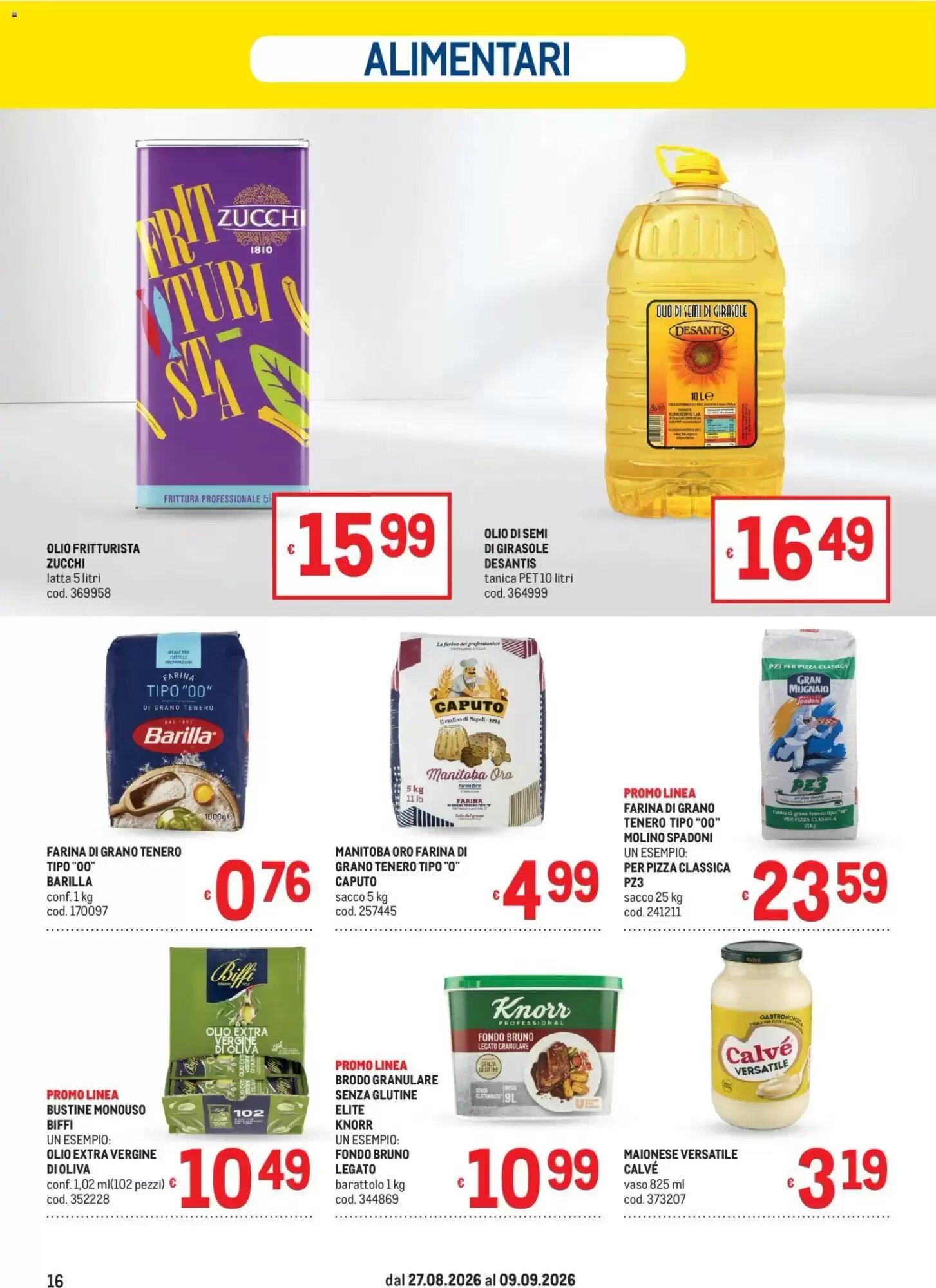 Volantino promozionale Metro  valide dal 27/08/2026 - Pagina 16.