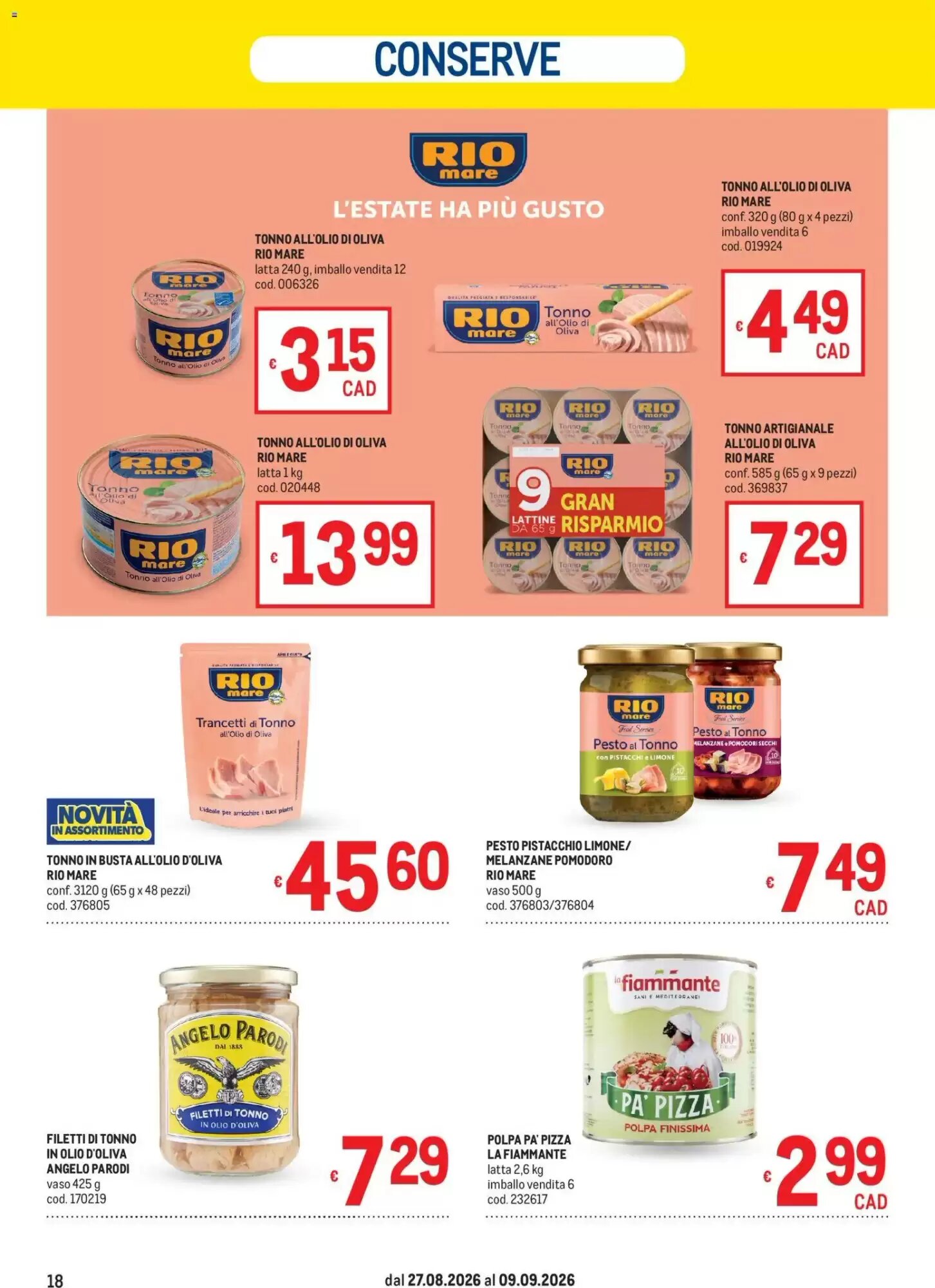 Volantino promozionale Metro  valide dal 27/08/2026 - Pagina 18.