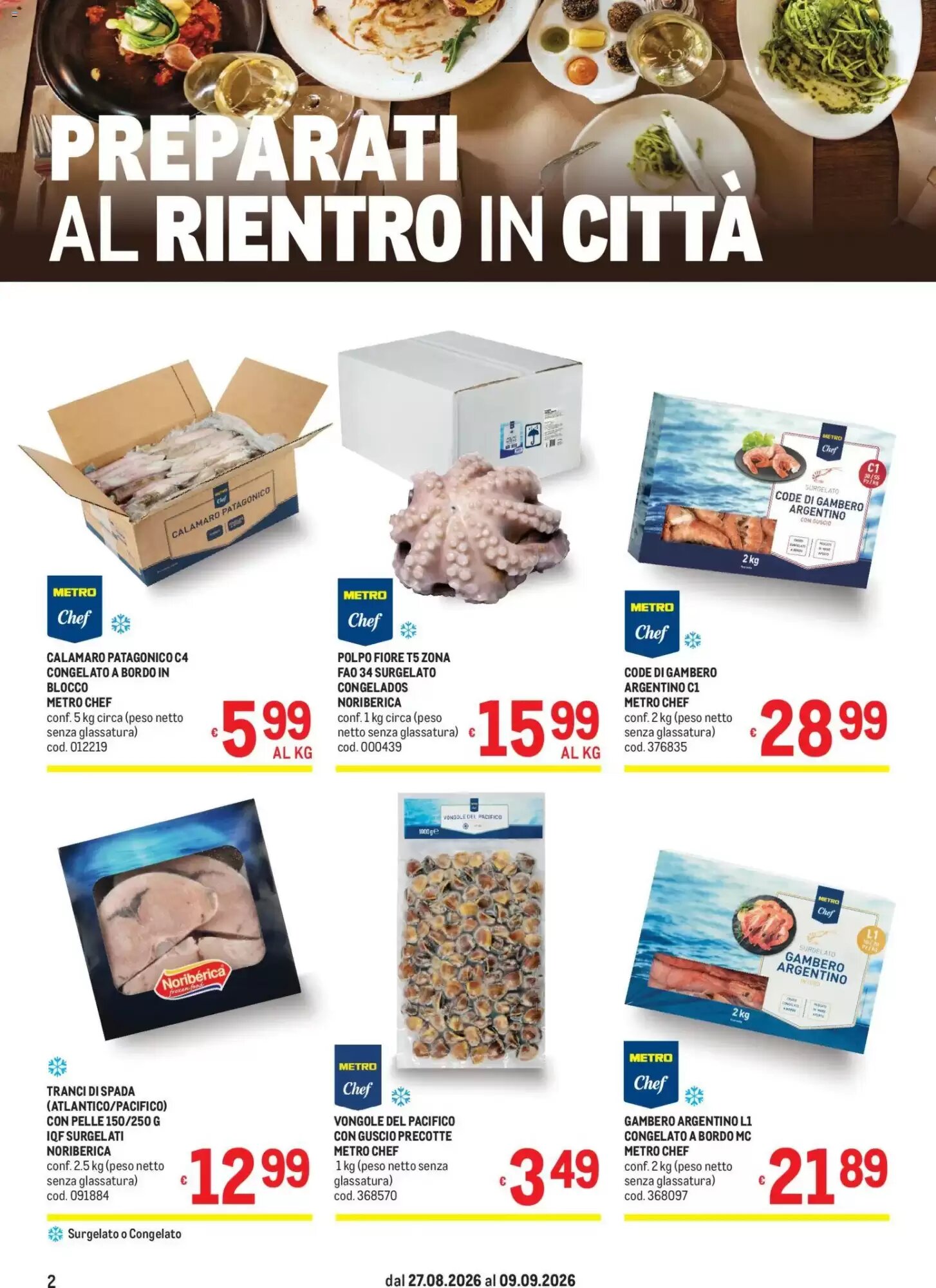 Volantino promozionale Metro  valide dal 27/08/2026 - Pagina 2.