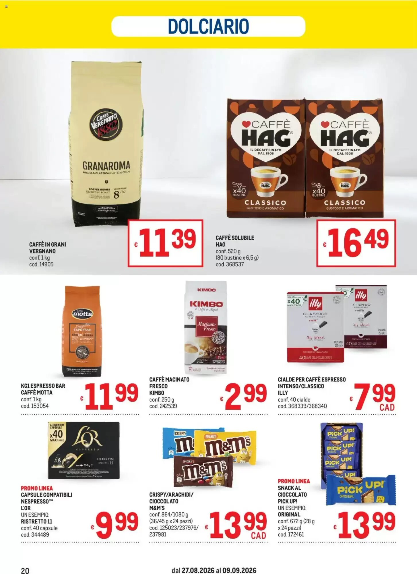 Volantino promozionale Metro  valide dal 27/08/2026 - Pagina 20.