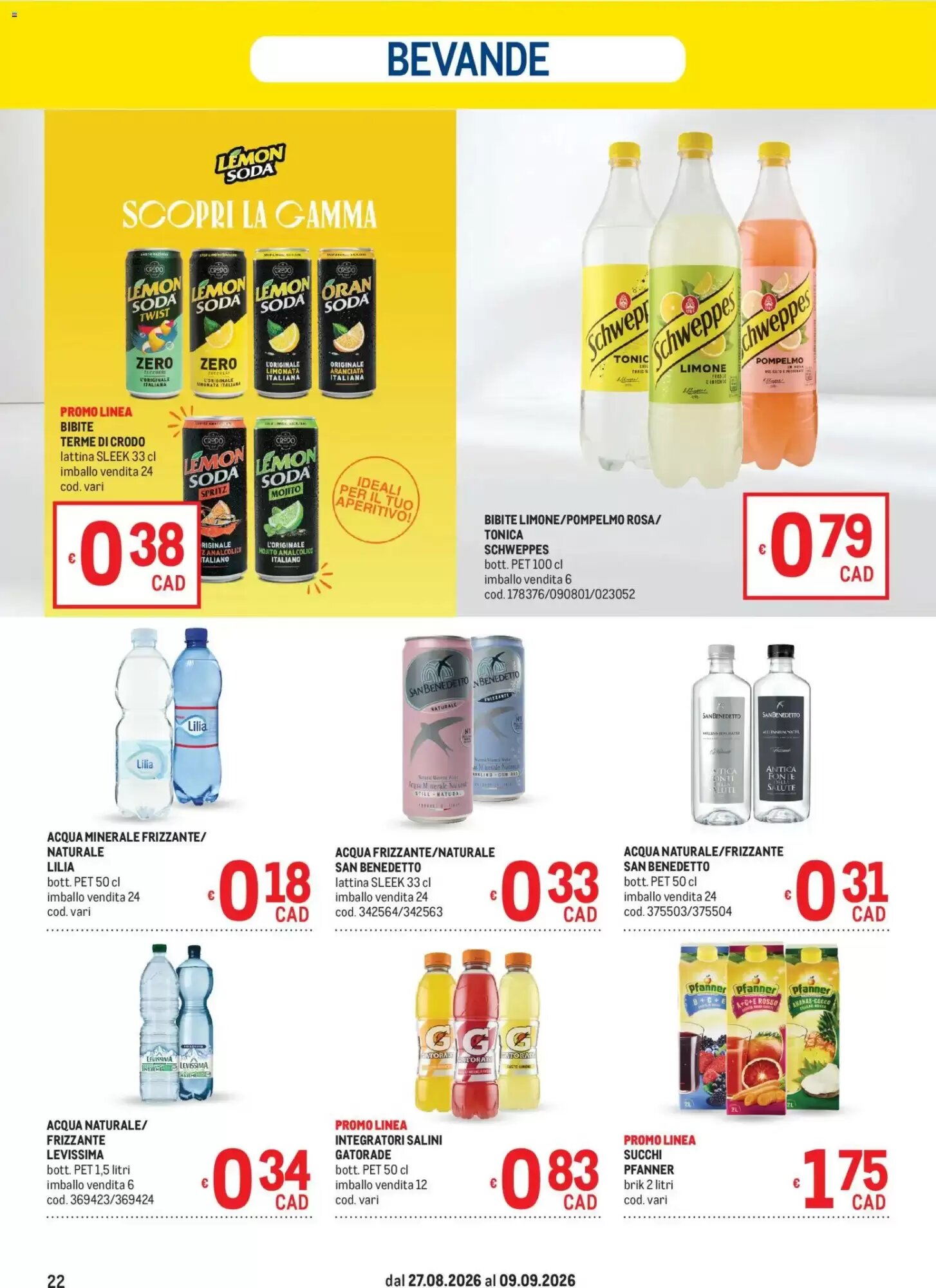 Volantino promozionale Metro  valide dal 27/08/2026 - Pagina 22.