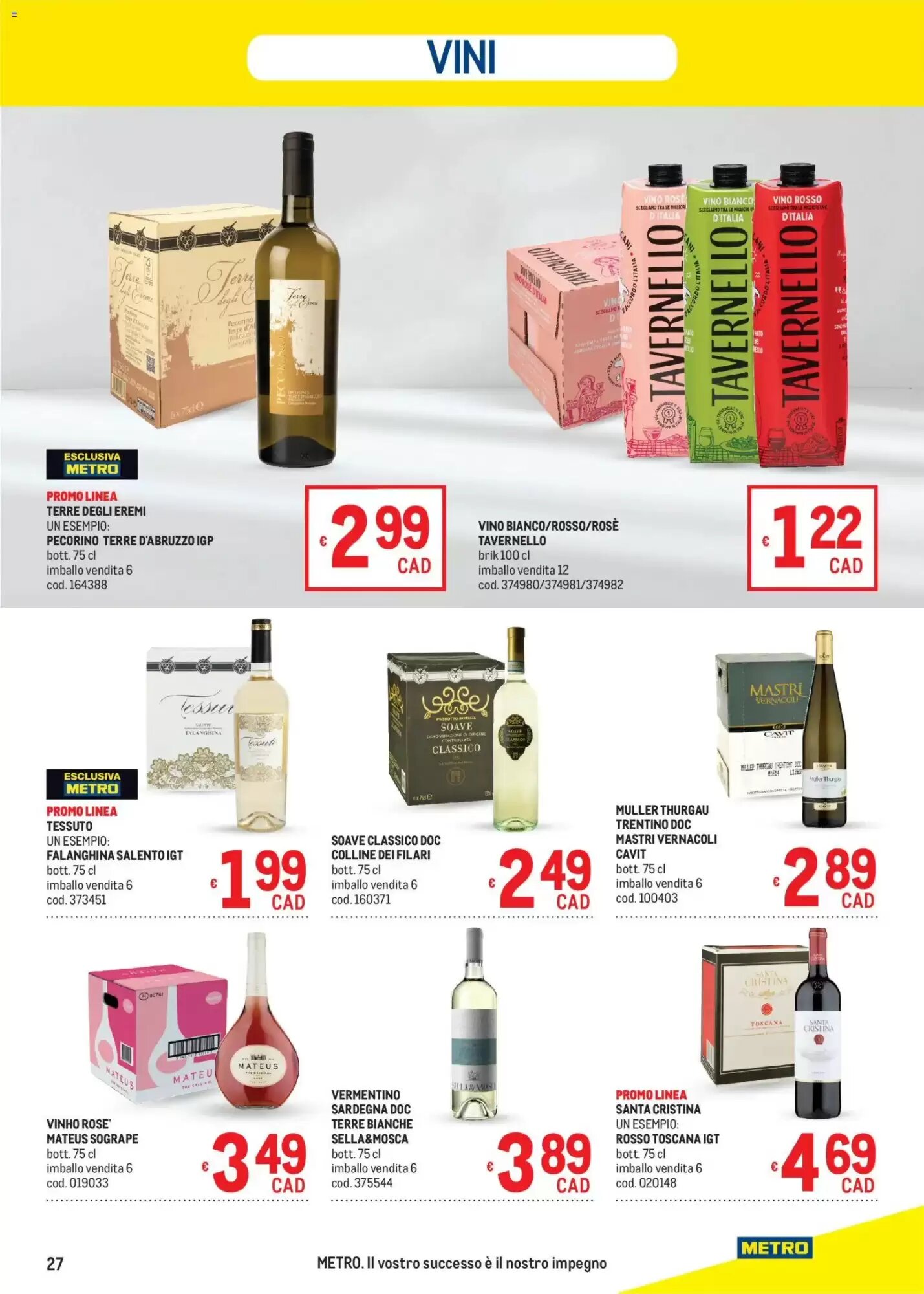 Volantino promozionale Metro  valide dal 27/08/2026 - Pagina 27.