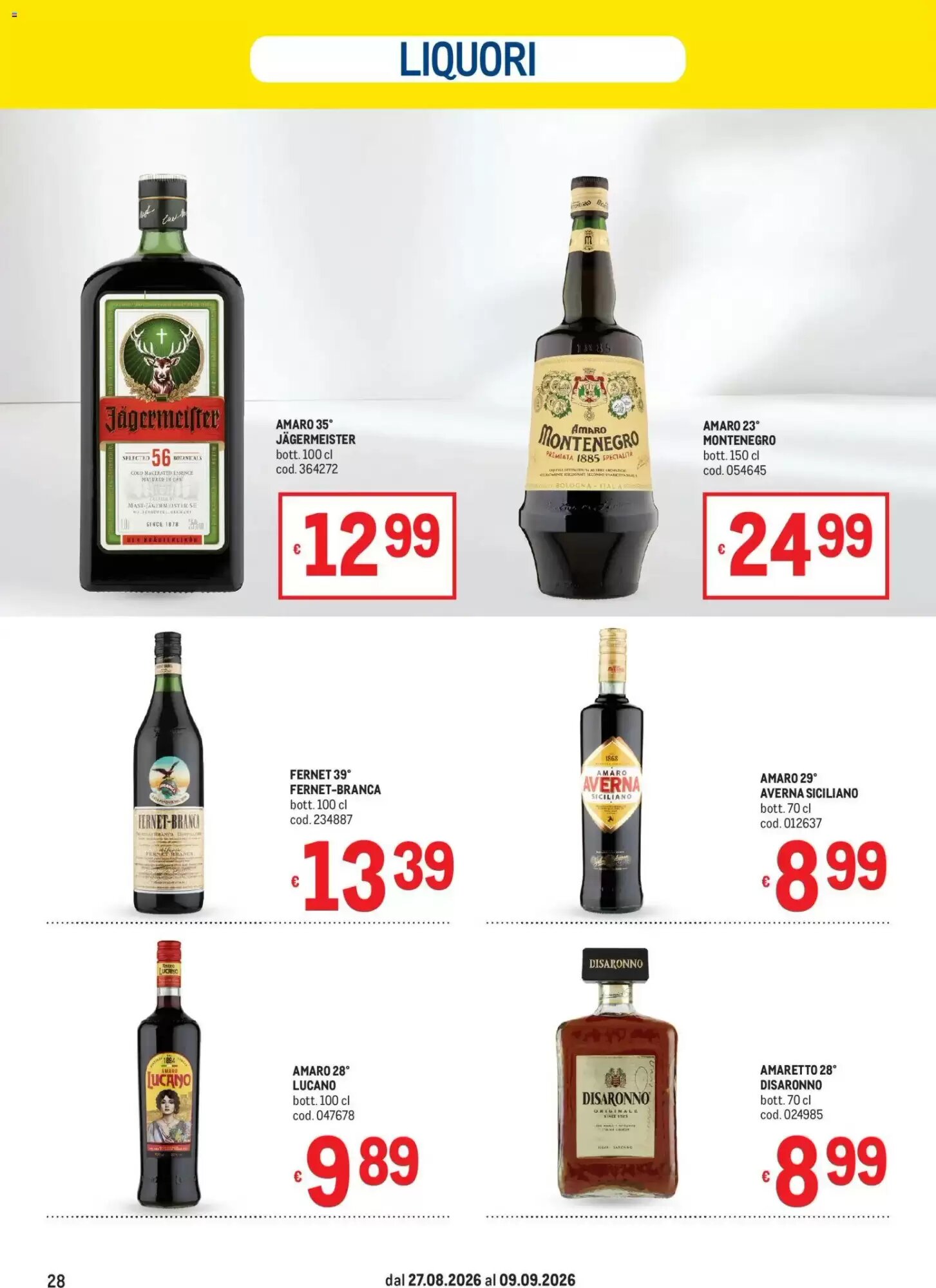 Volantino promozionale Metro  valide dal 27/08/2026 - Pagina 28.