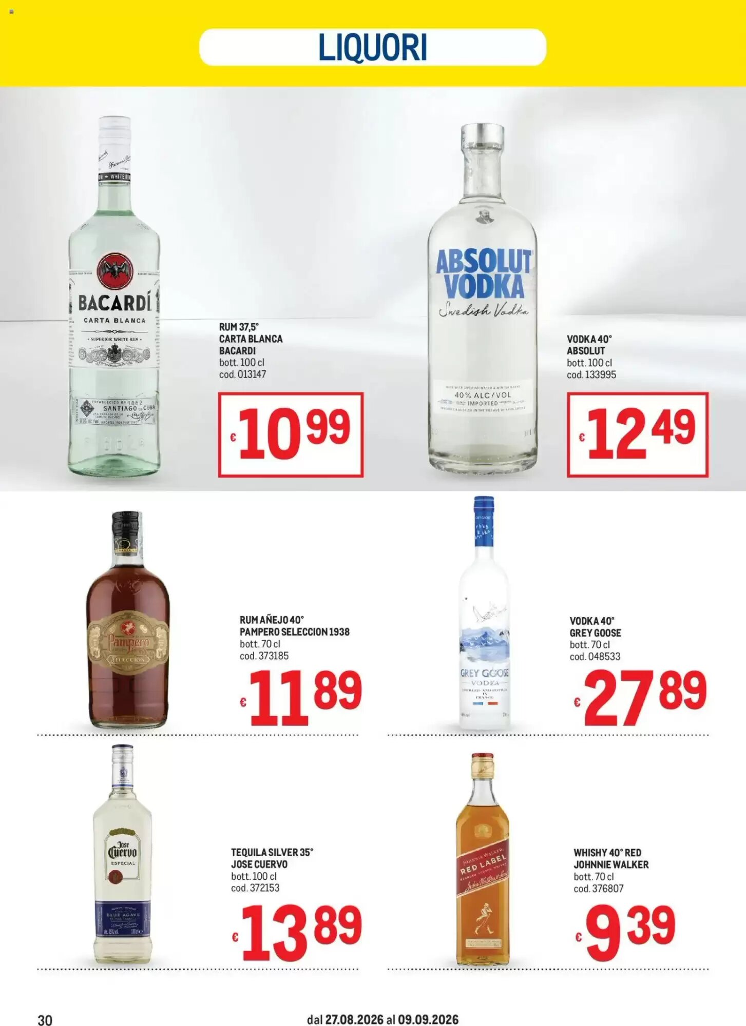 Volantino promozionale Metro  valide dal 27/08/2026 - Pagina 30.