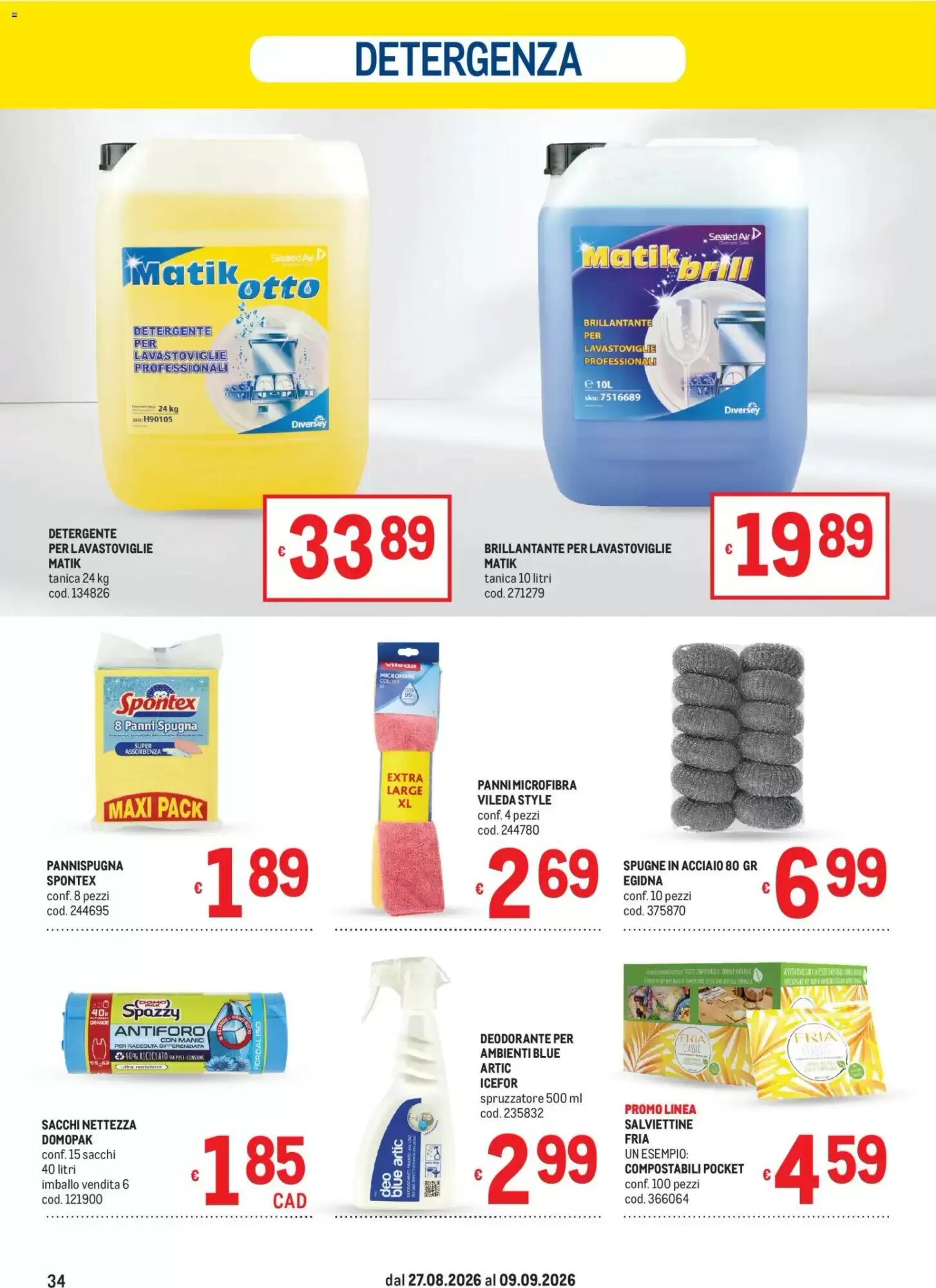 Volantino promozionale Metro  valide dal 27/08/2026 - Pagina 34.