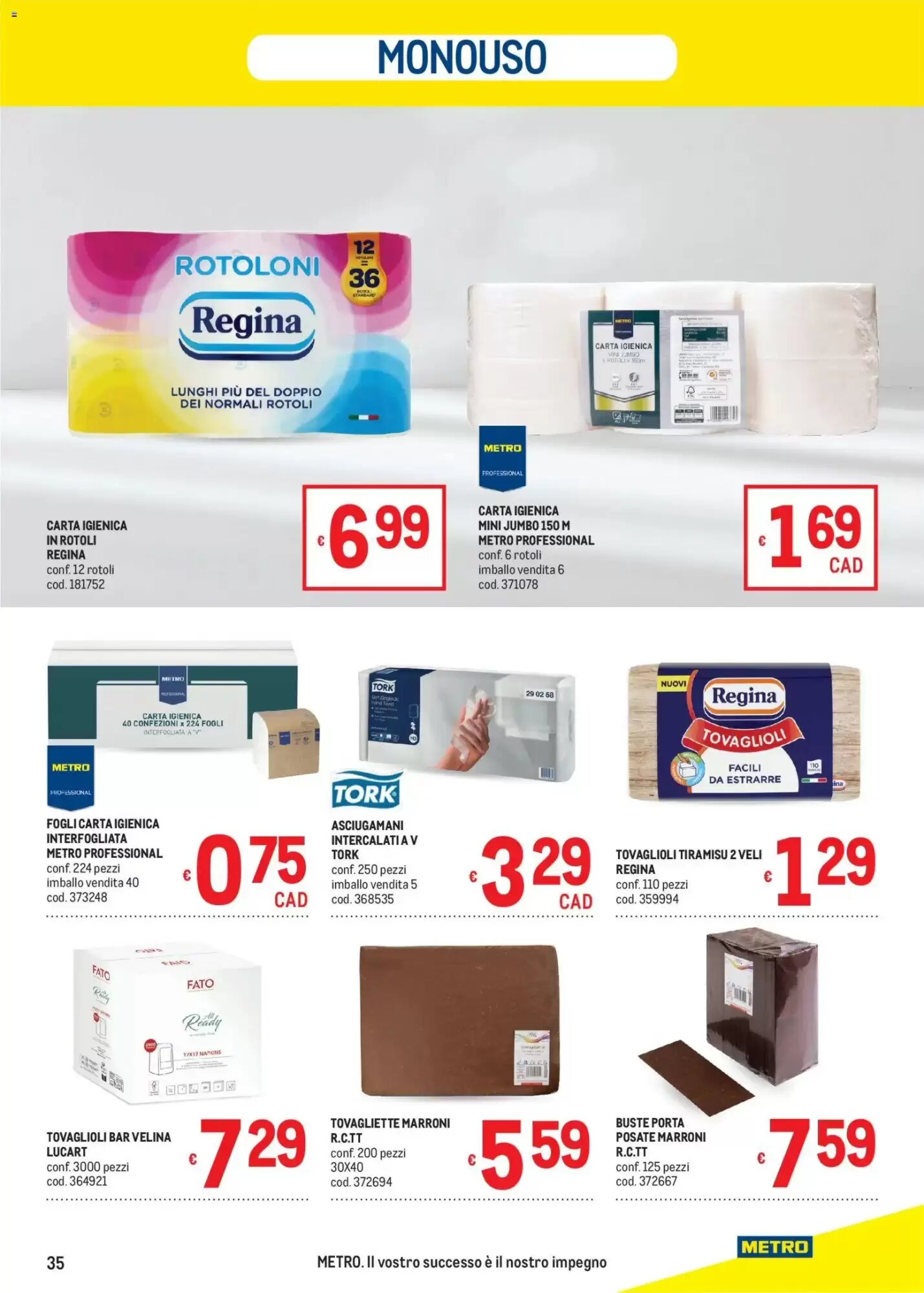 Volantino promozionale Metro  valide dal 27/08/2026 - Pagina 35.