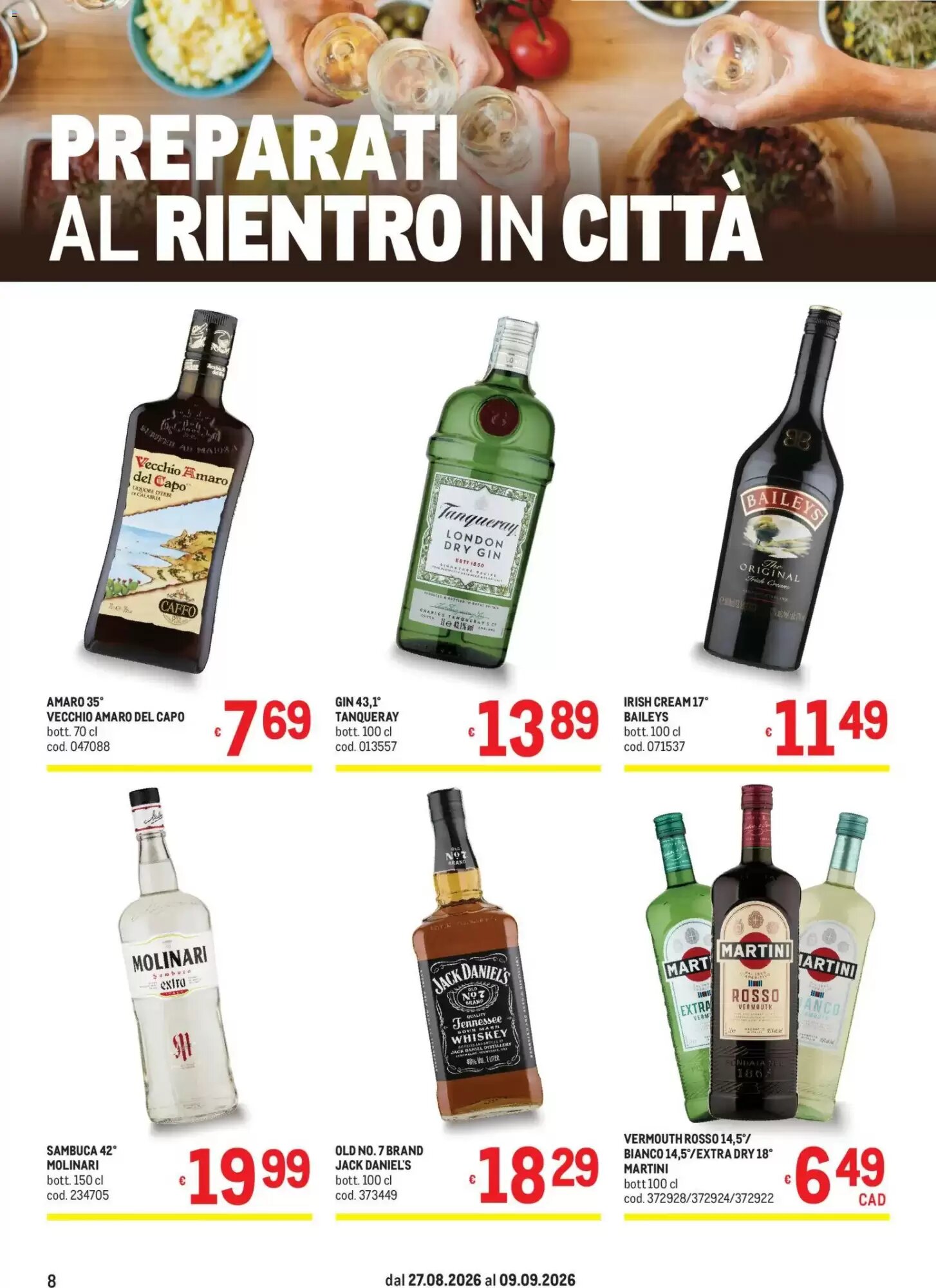 Volantino promozionale Metro  valide dal 27/08/2026 - Pagina 8.