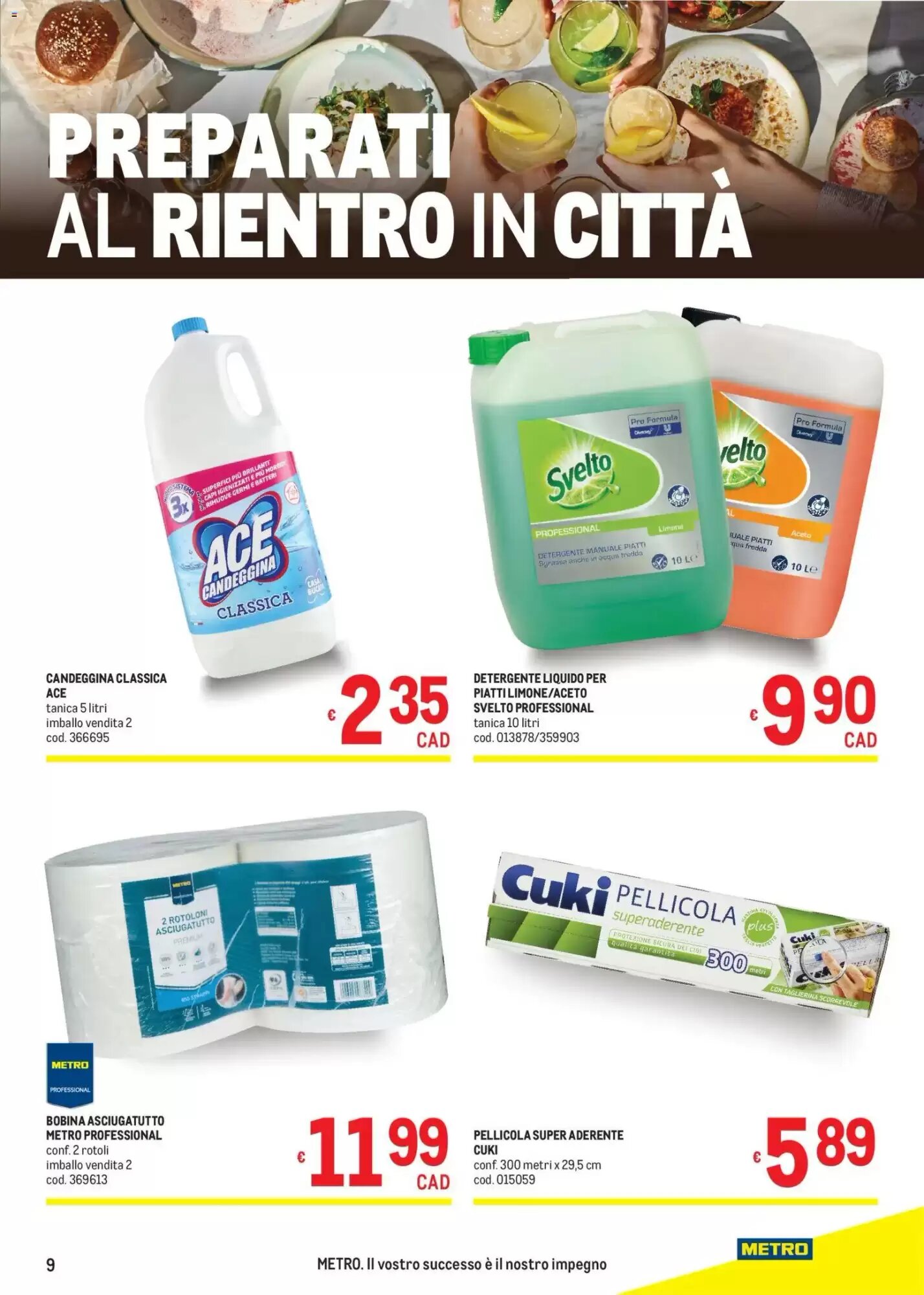 Volantino promozionale Metro  valide dal 27/08/2026 - Pagina 9.