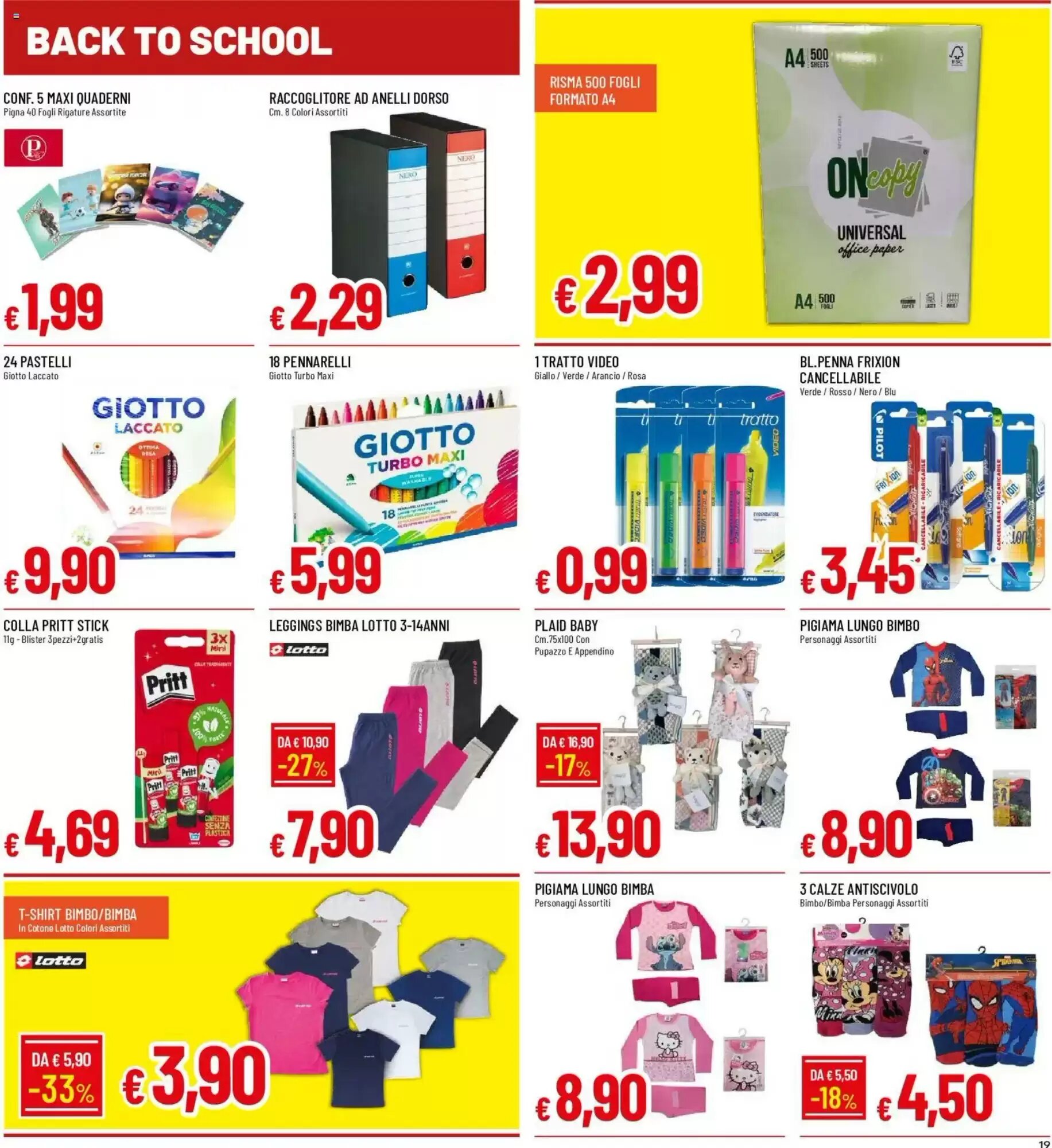 Volantino promozionale Galassia  valide dal 27/08/2026 - Pagina 19.