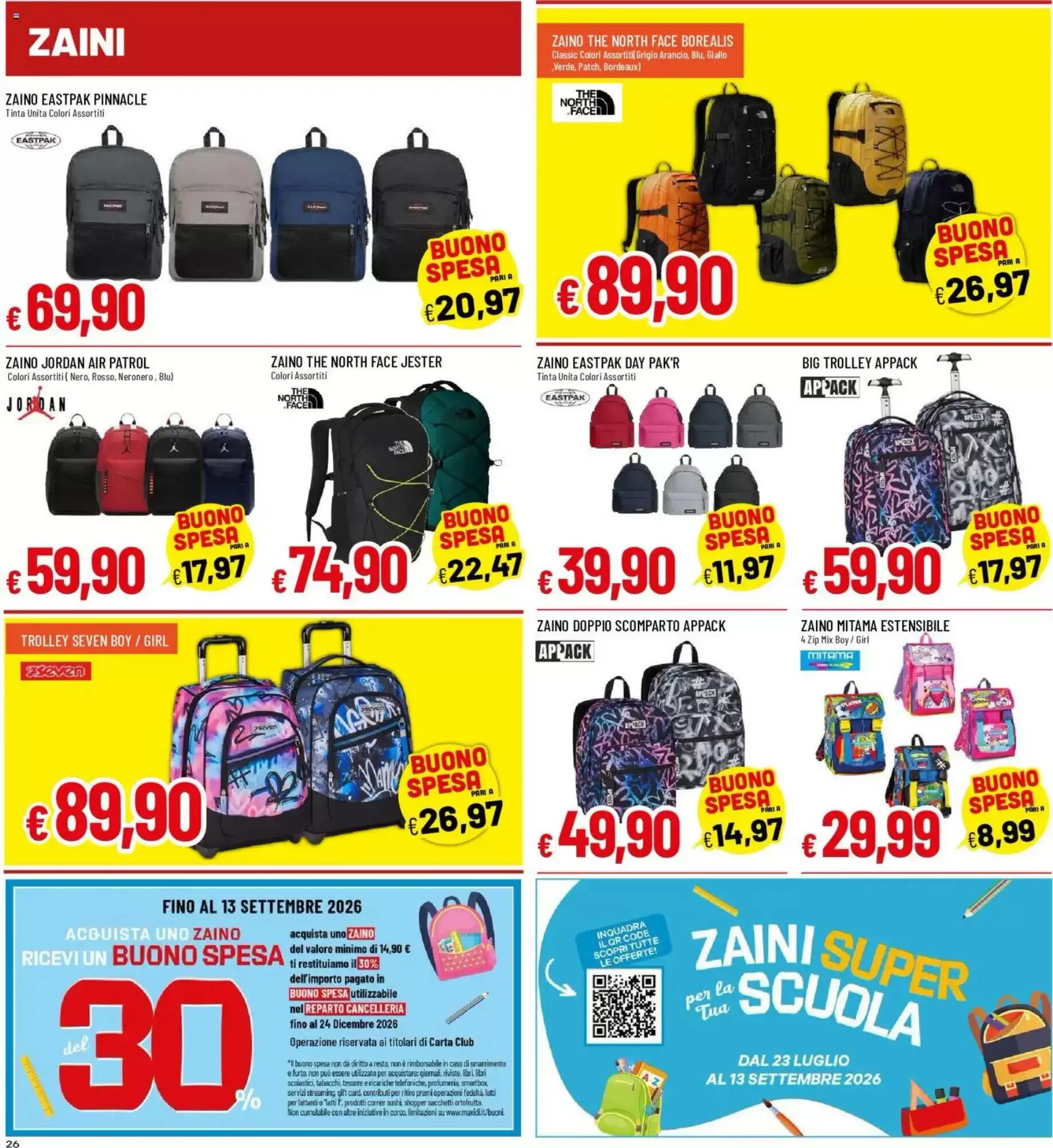 Volantino promozionale Galassia  valide dal 27/08/2026 - Pagina 26.