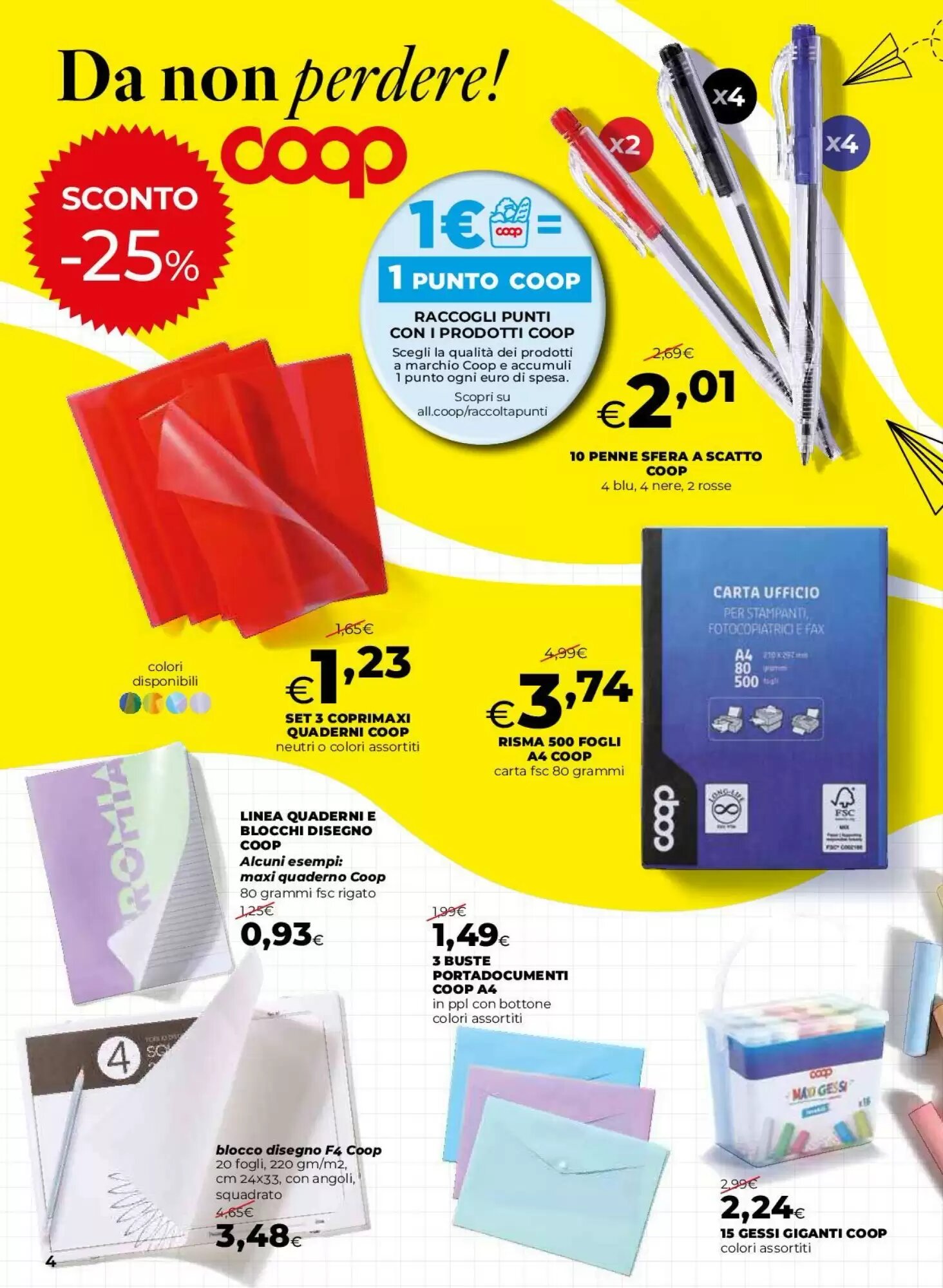 Volantino promozionale Coop Master Alleanza 3.0  valide dal 27/08/2026 - Pagina 4.