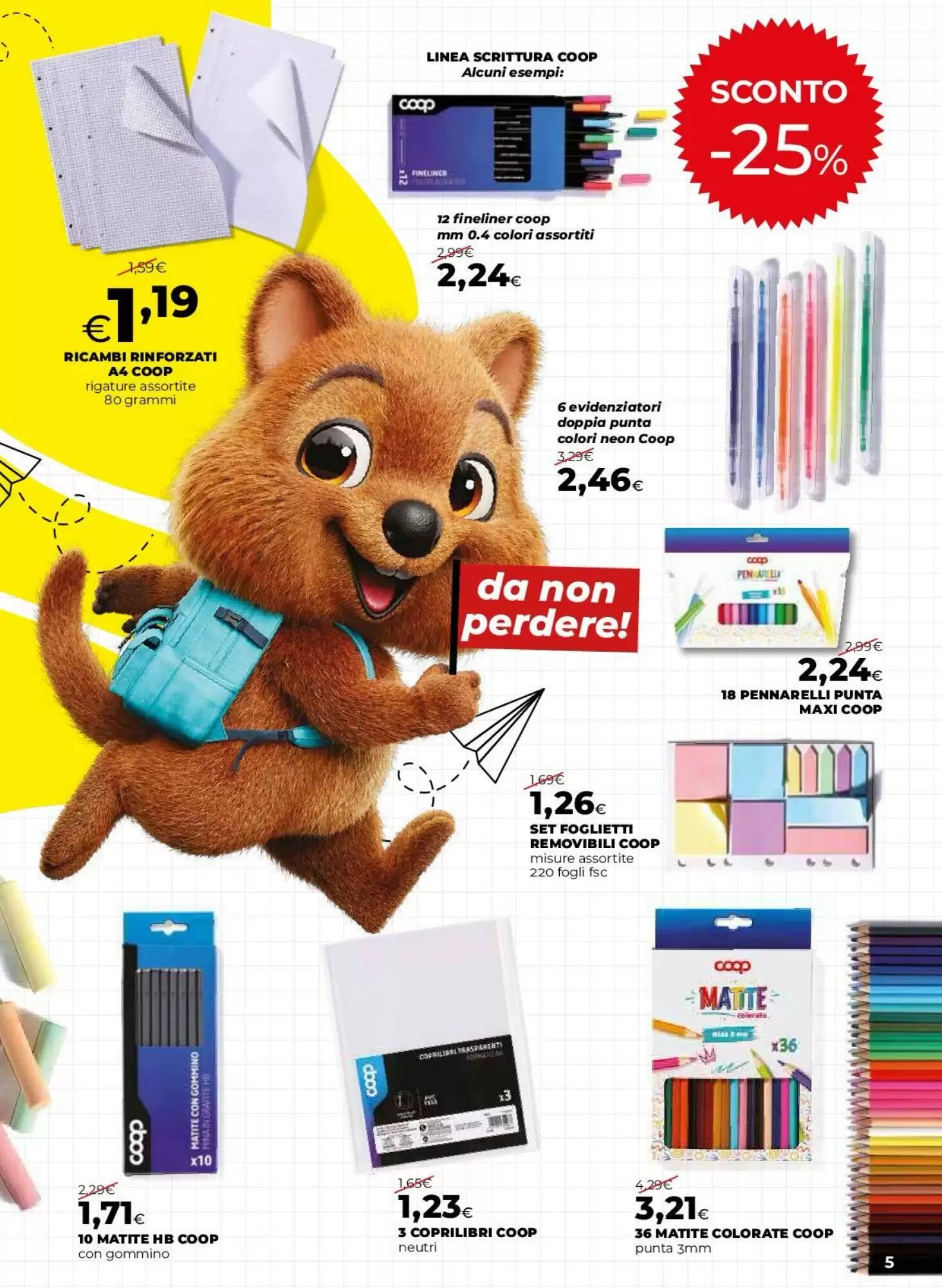 Volantino promozionale Coop Master Alleanza 3.0  valide dal 27/08/2026 - Pagina 5.