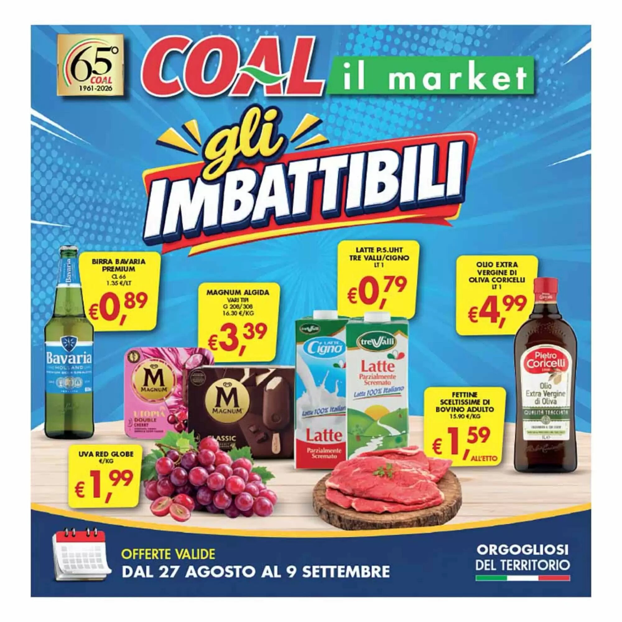 Volantino promozionale Coal  valide dal 27/08/2026 - Pagina 1.