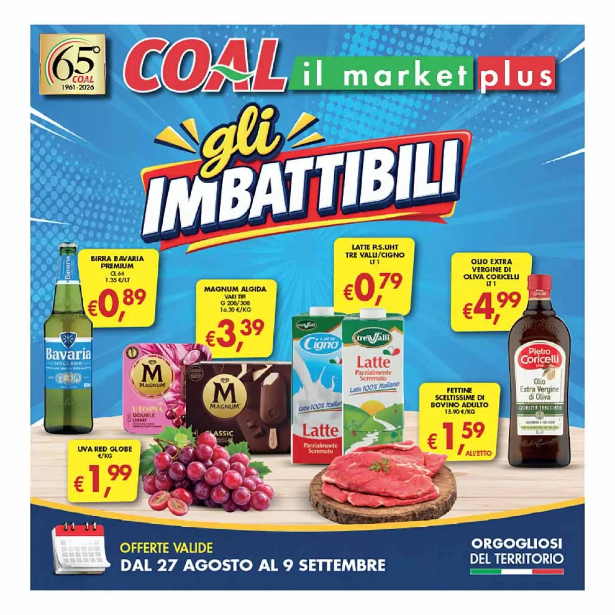 Volantino promozionale Coal  valide dal 27/08/2026 - Pagina 1.