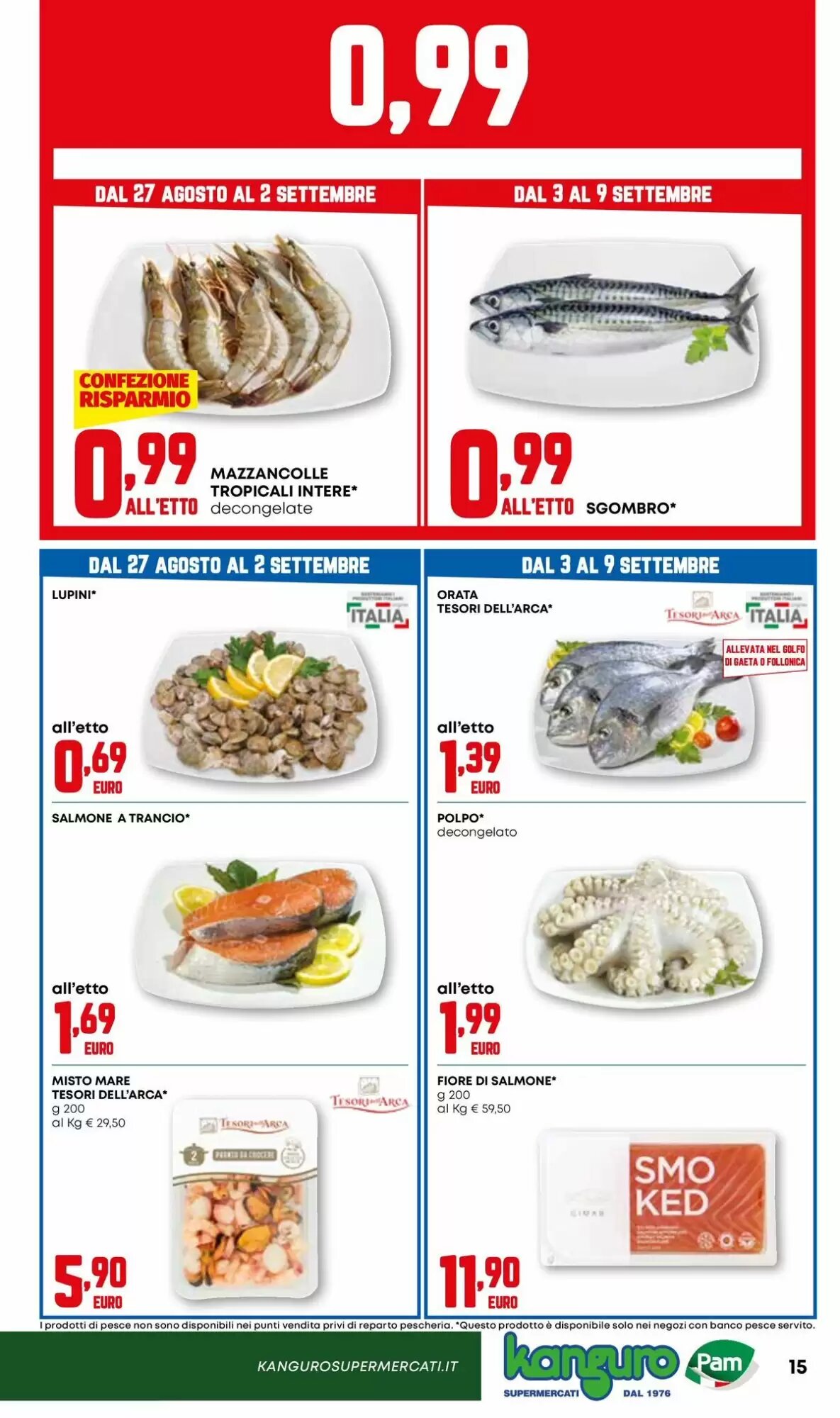 Volantino promozionale Kanguro  valide dal 27/08/2026 - Pagina 15.